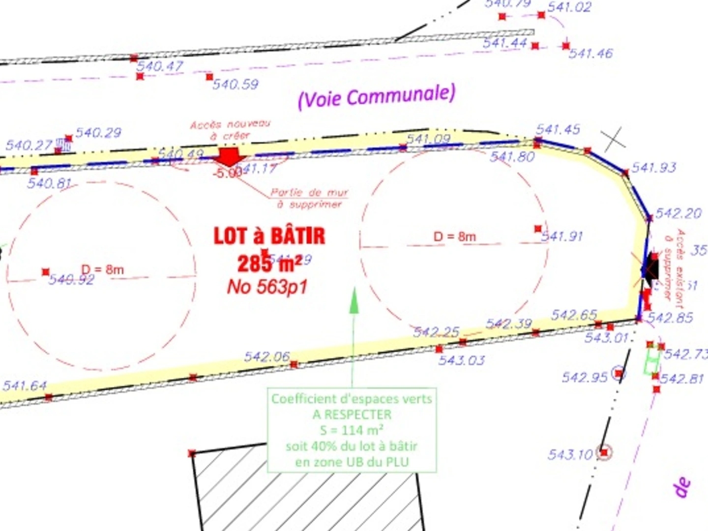 Terrain à vendre - 285m2 - Saint-Cergues (74140)