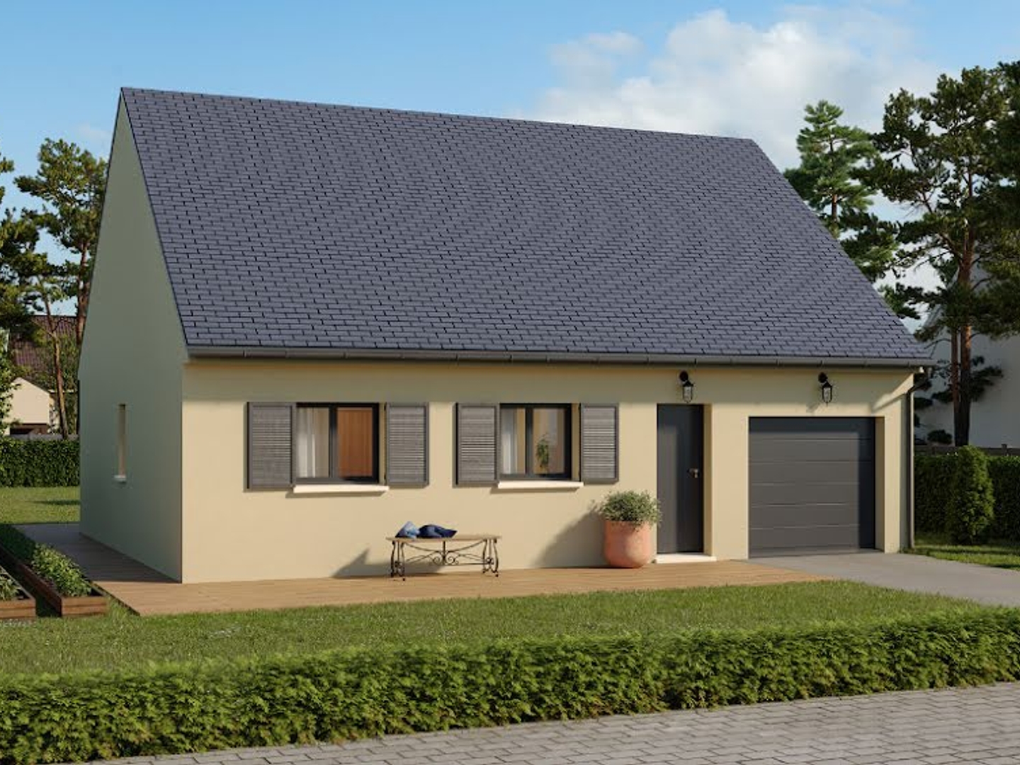 Maison neuve 3 pièces 71 m²