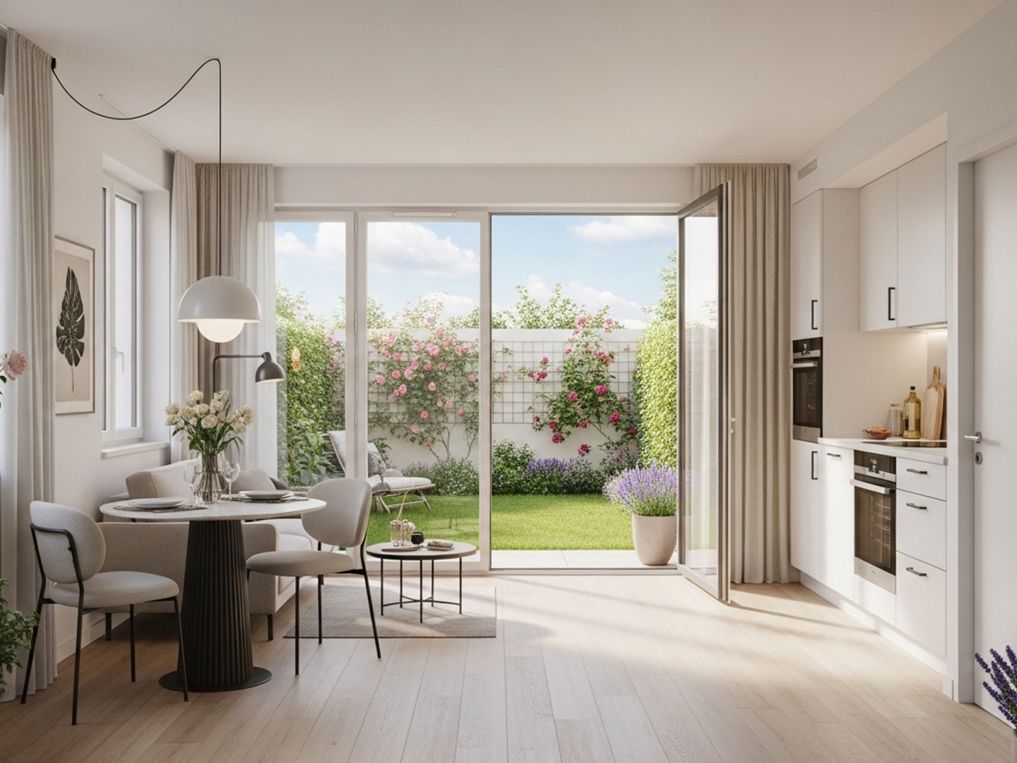 STUDIO de 35m² + UN JARDIN + PARKING - VILLENEUVE-LOUBET