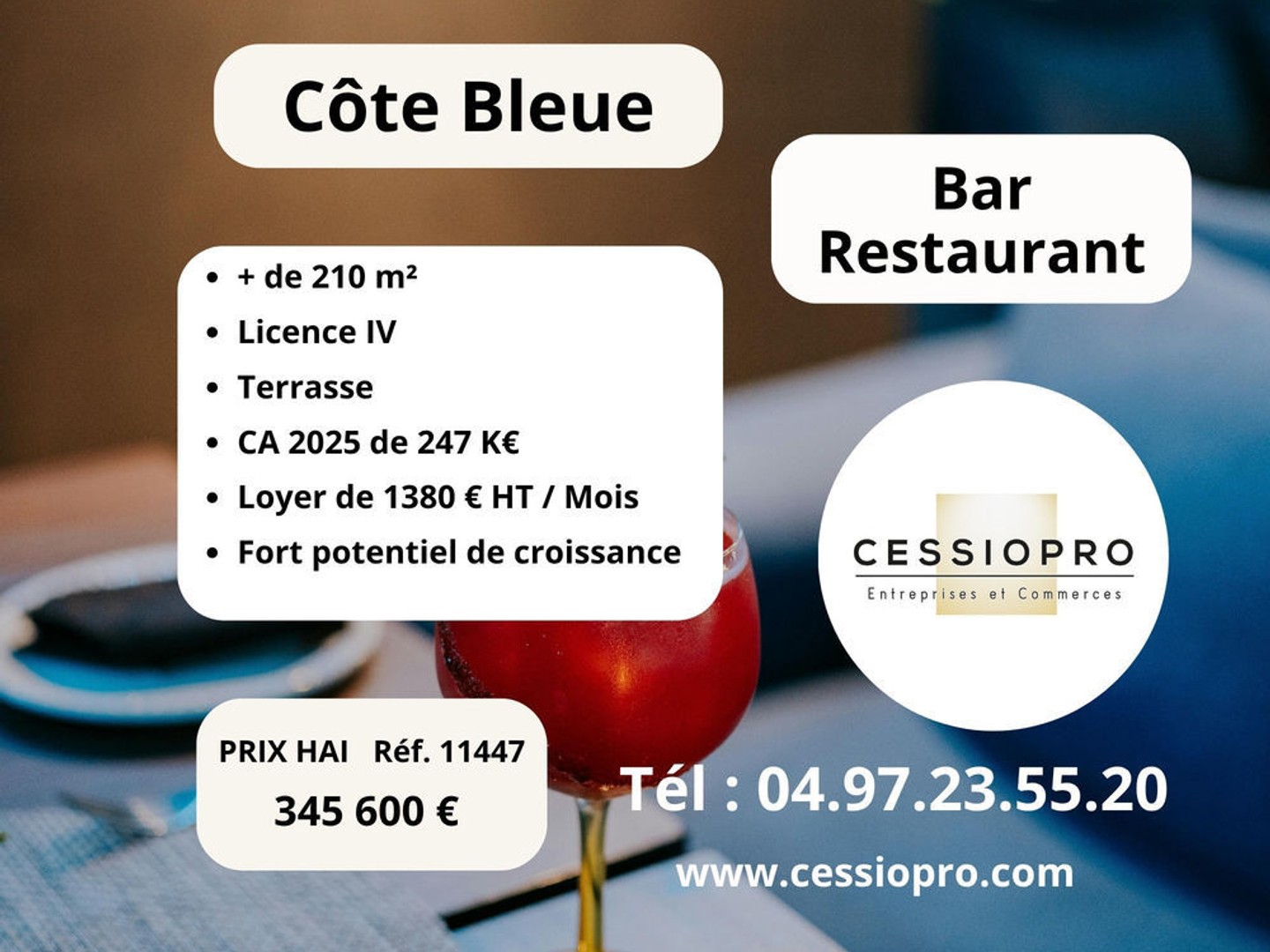 BAR-RESTAURANT COTE BLEUE