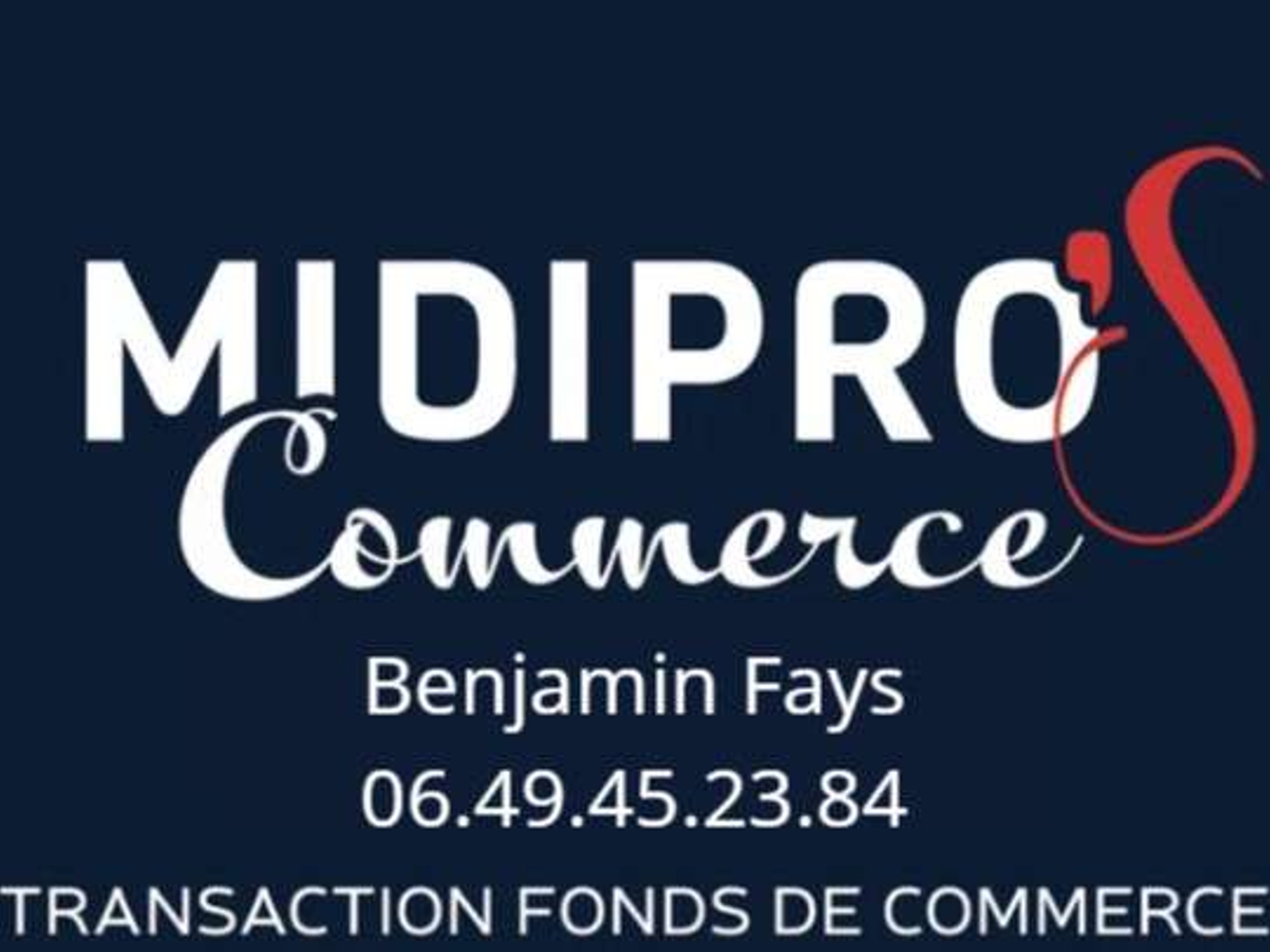 A vendre boulangerie pâtisserie faible loyer 84