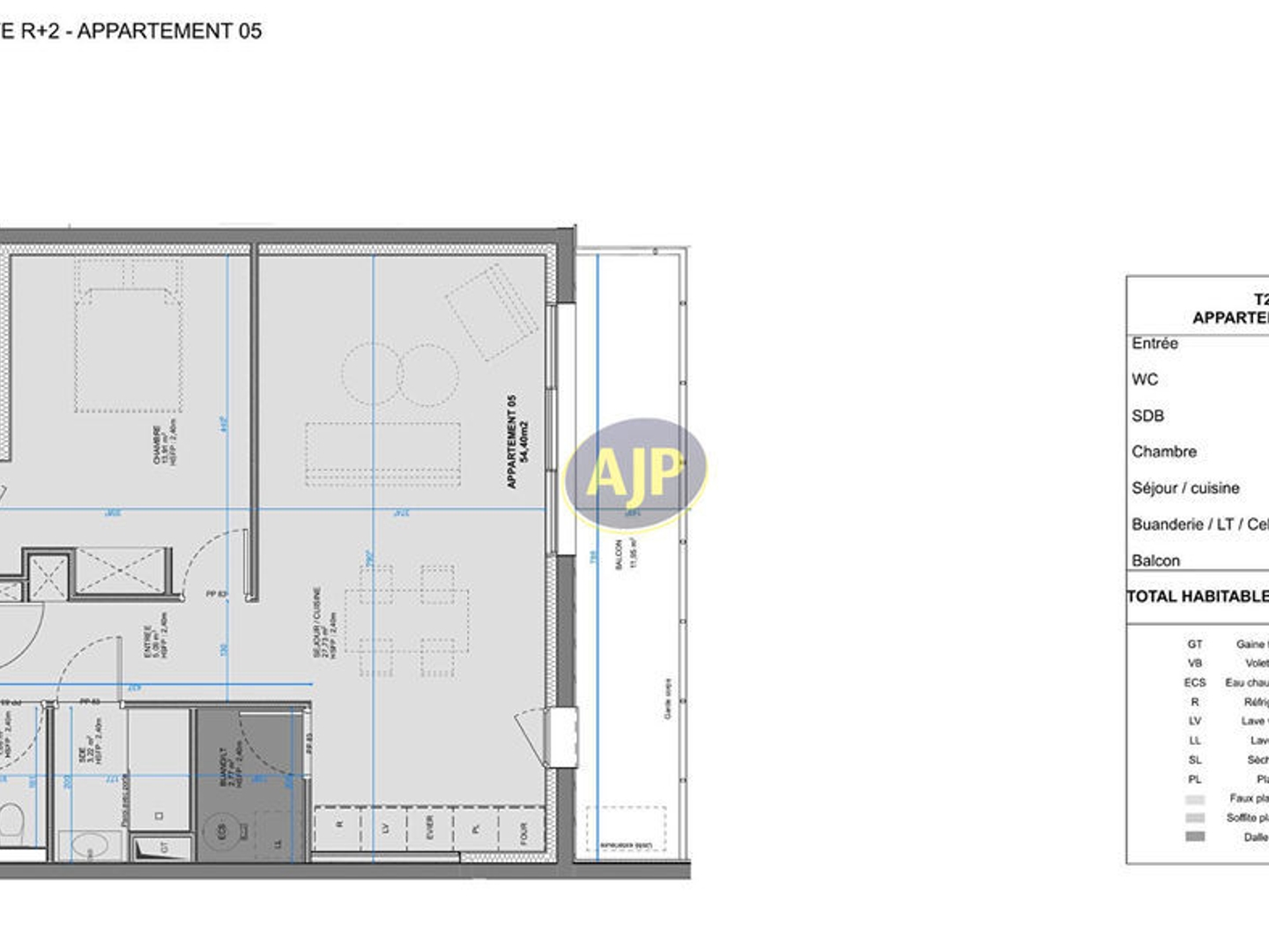 Appartement à vendre - 2 pièces - 54m2 - Lacanau (33680)