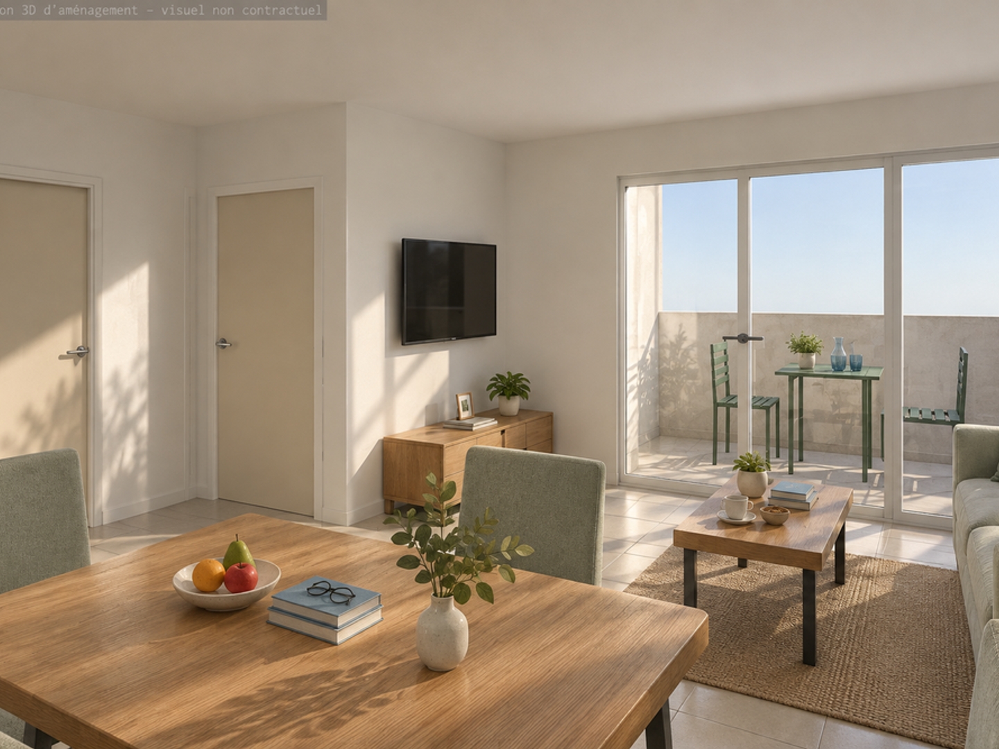 SAINT-JEAN-DU-VAR APPARTEMENT NEUF T2 45 M²