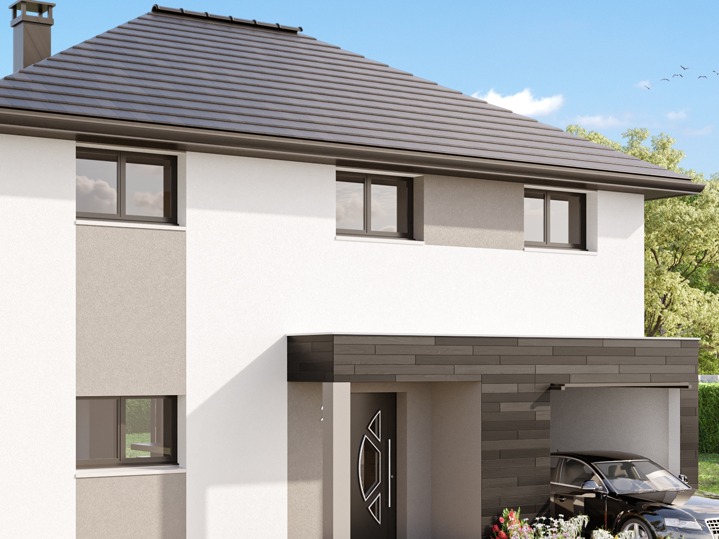 Terrain + maison 112 m²