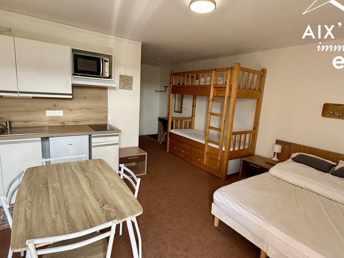 Appartement à vendre - 1 pièce - 26m2 - Les Déserts (73230)