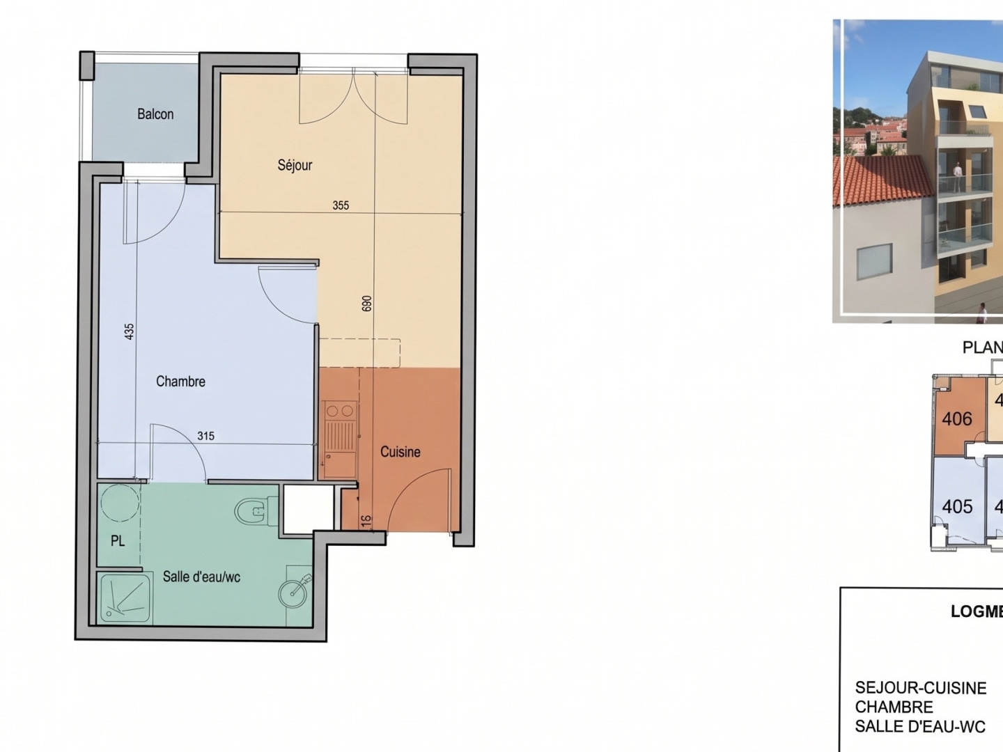 Appartement à vendre - 2 pièces - 36m2 - Sète (34200)