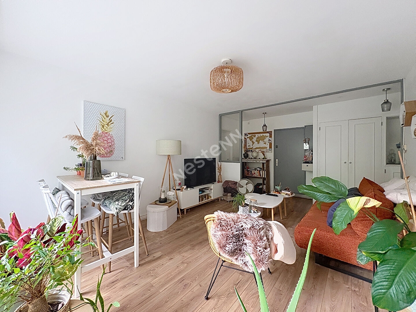 Appartement 2 pièces à vendre à Rezé - Secteur Blordière, Vue arborée