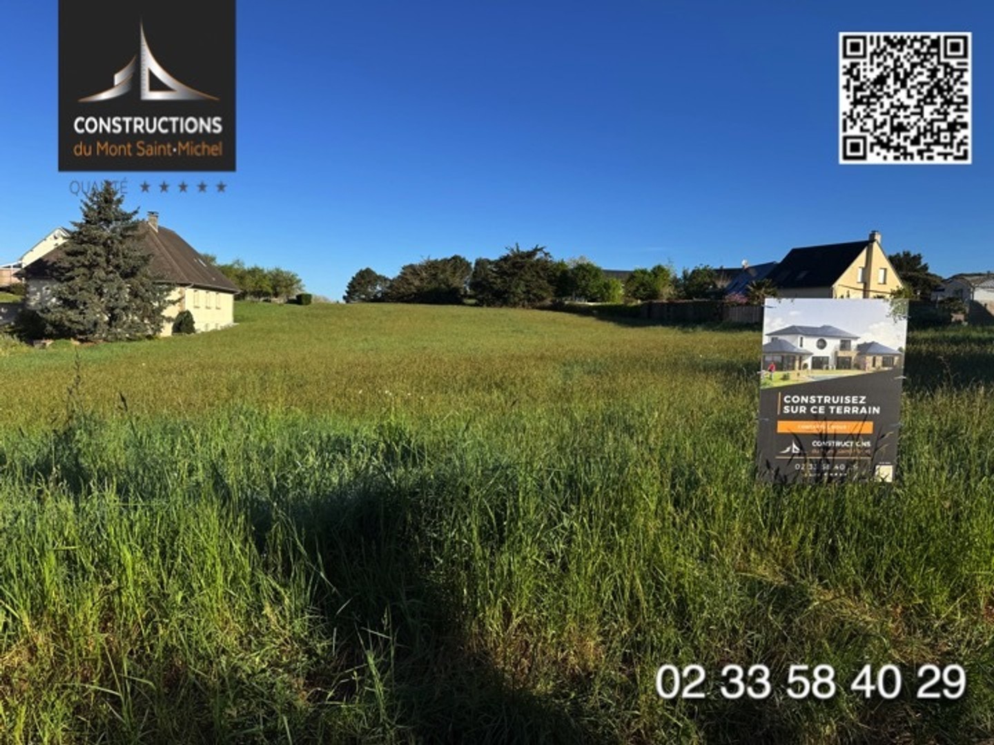 Kairon bourg, 800m de la plage terrain de 505m2