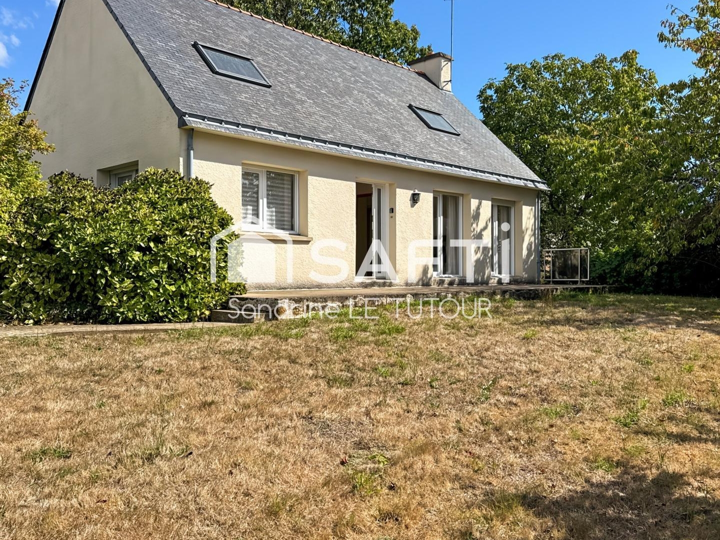 Maison 3 pièces avec grenier aménageable et grand terrain