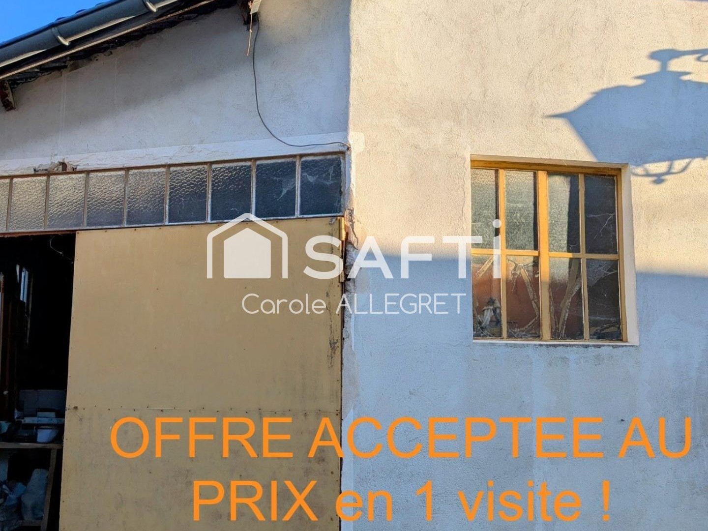 Atelier et son jardinet à transformer