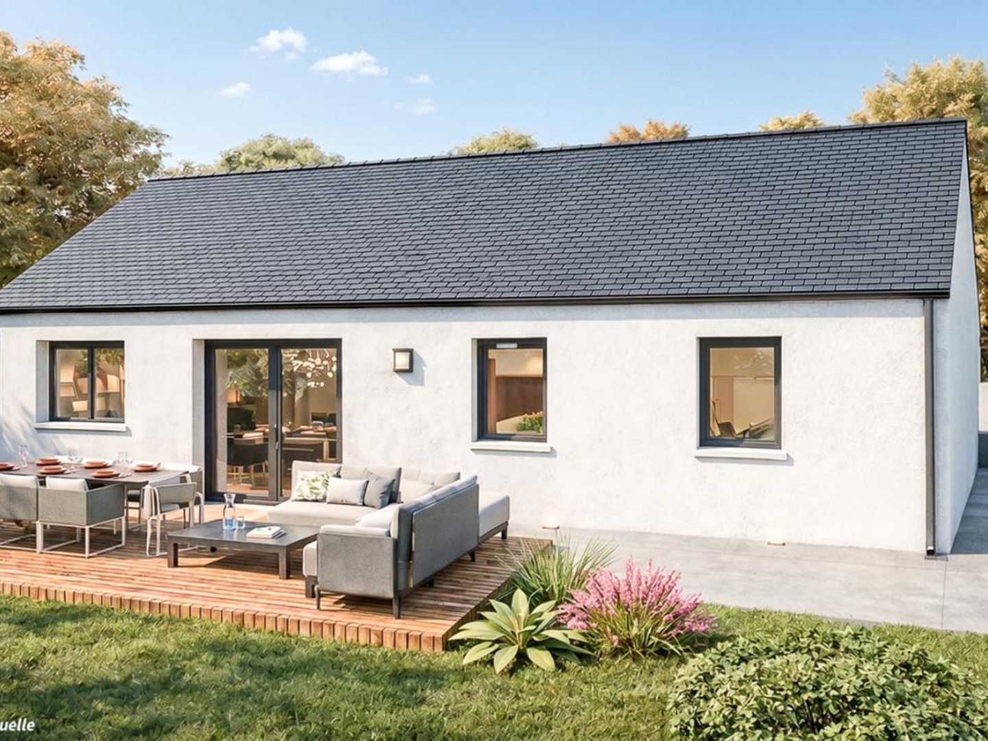 Maison à vendre - 104m2 - Châtelaudren-Plou... (22170)