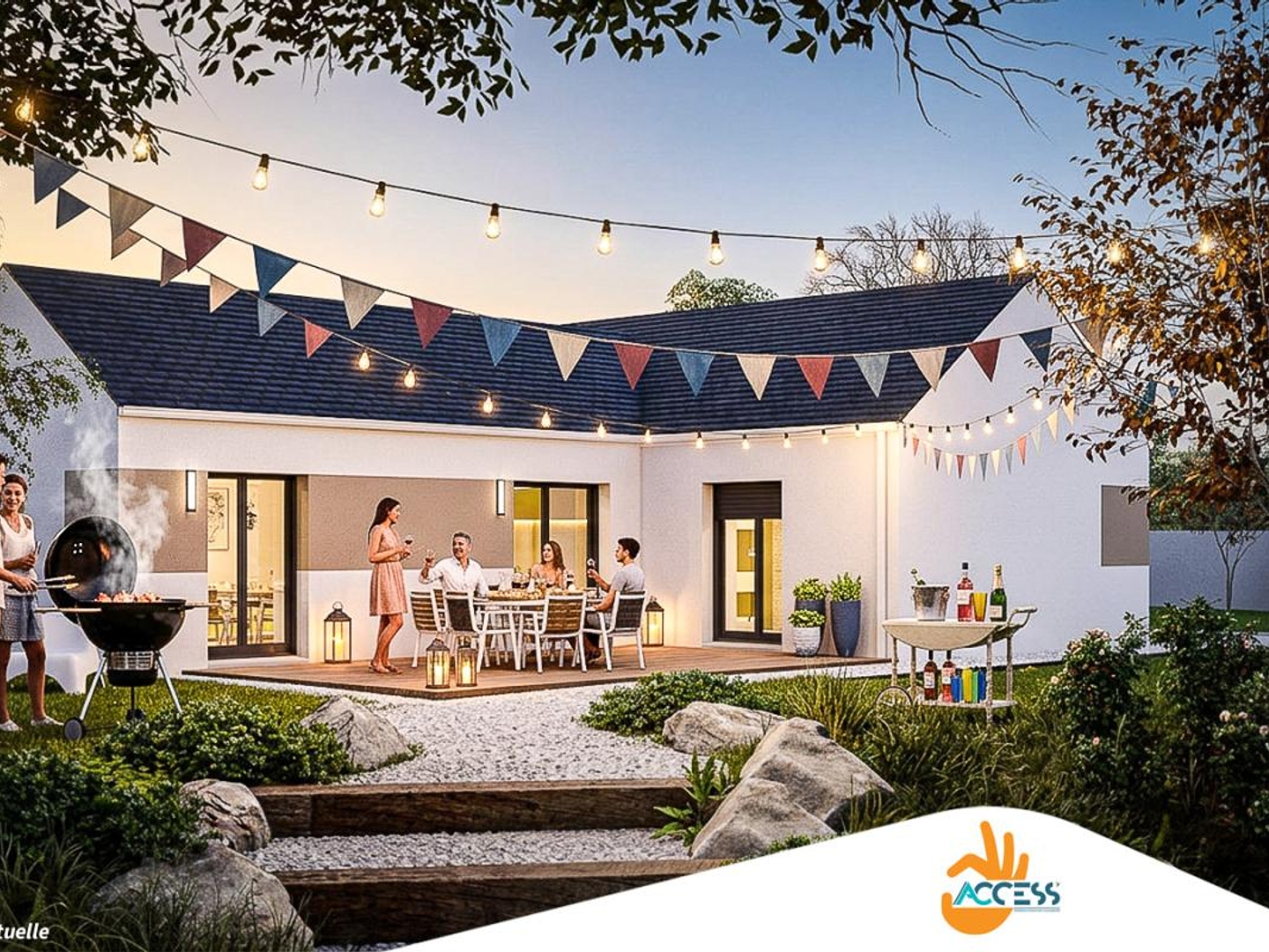 Terrain + maison 80 m²