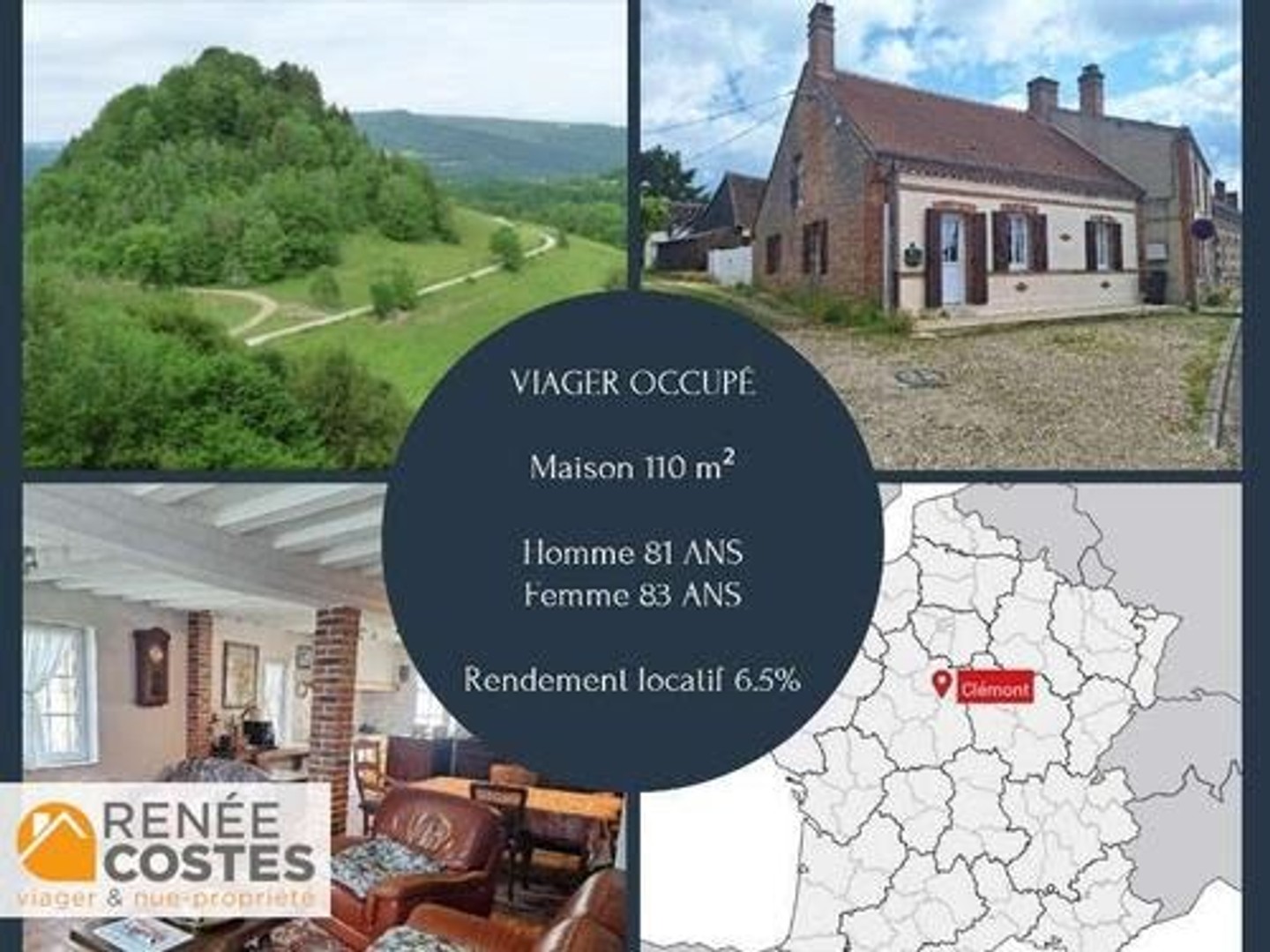 Viager 3 pièces 110 m²