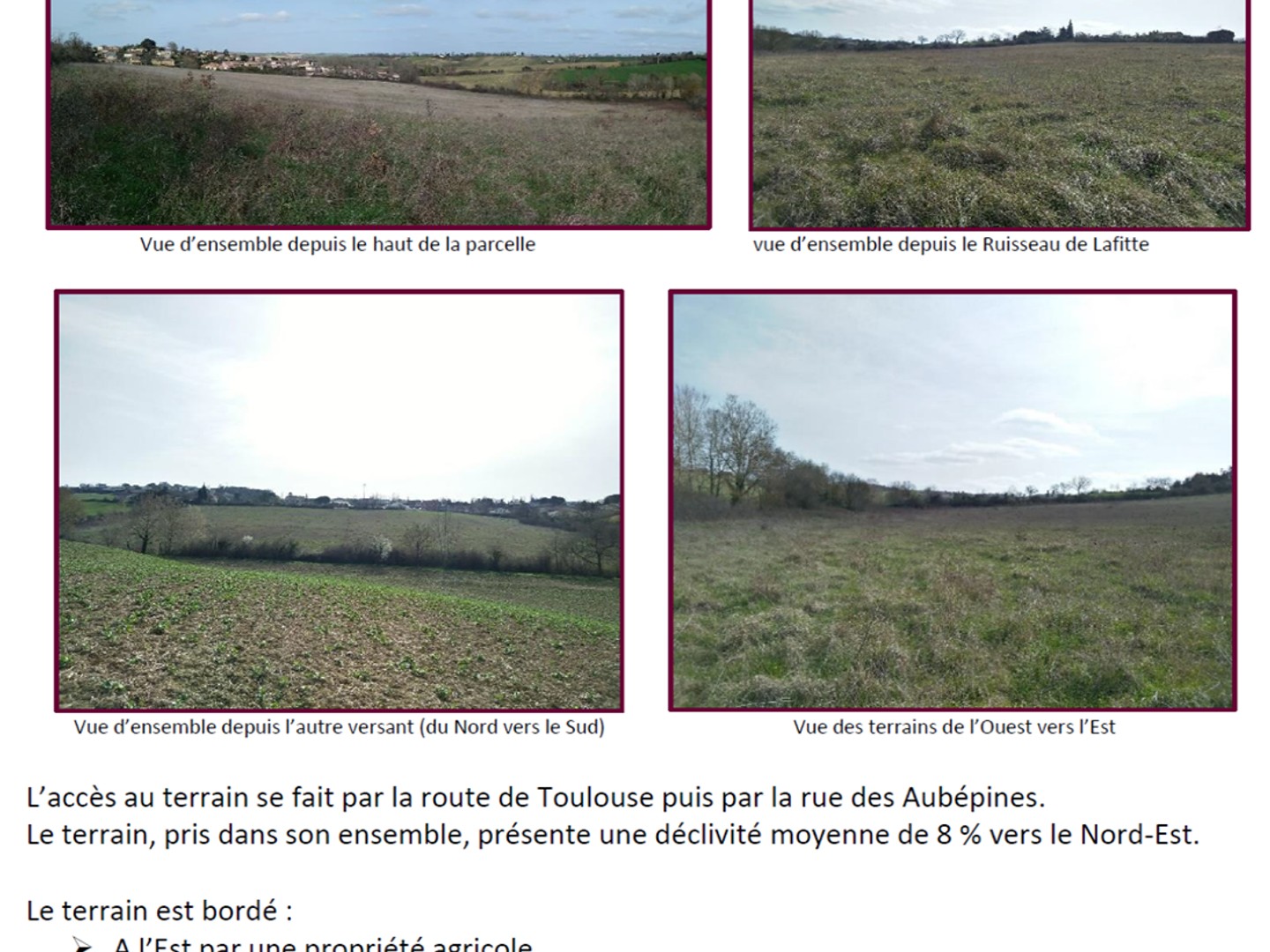 Terrains de 600 à 652m2 - surface plancher de 160m2