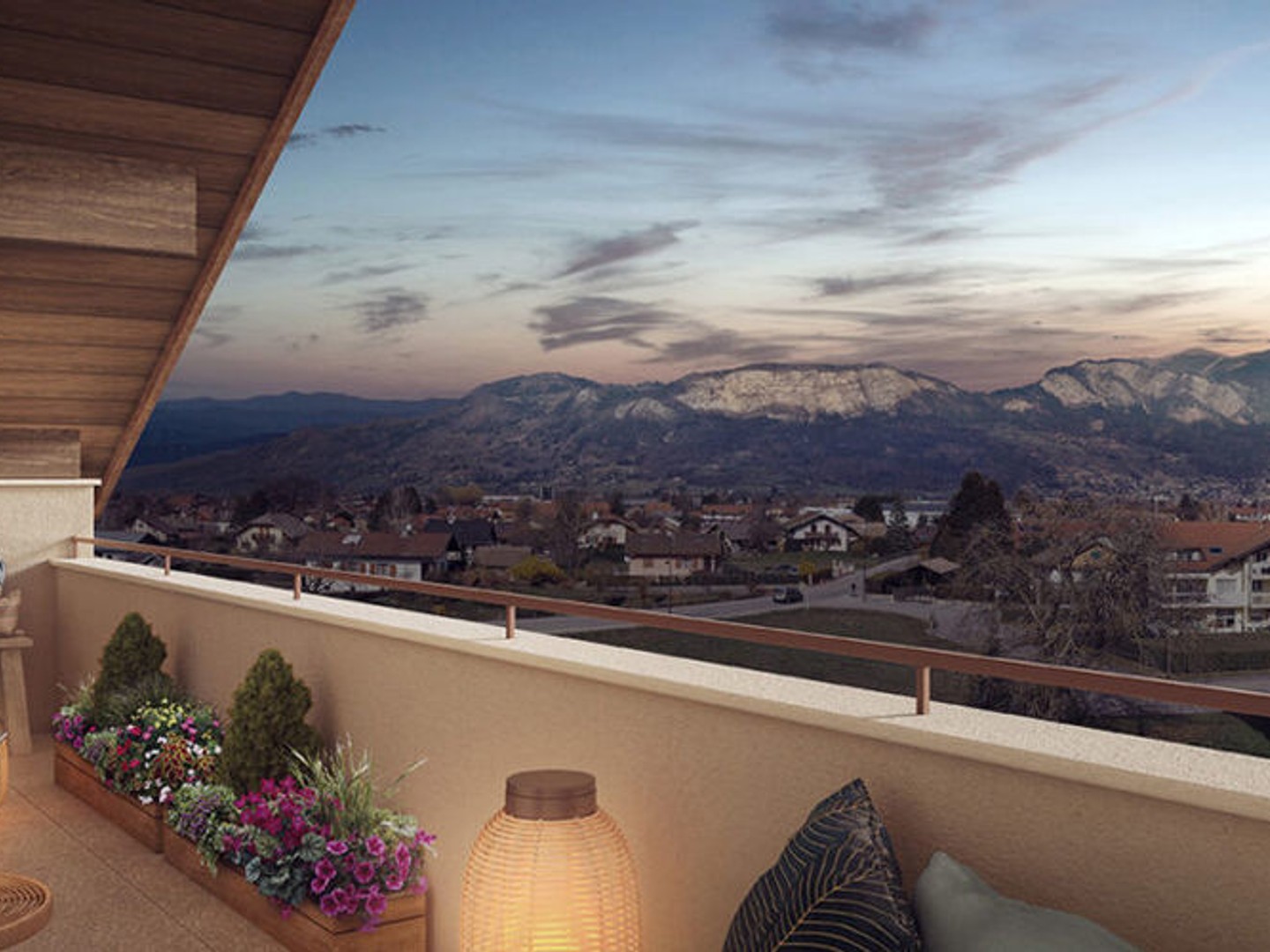 Appartement 3 pièces avec terrasse de 10m²