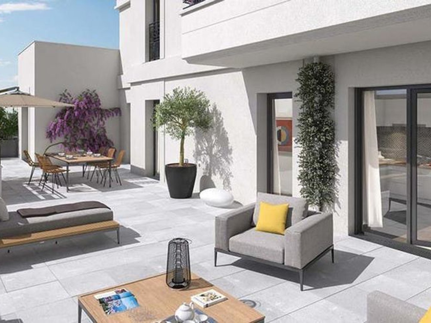 3 PIÈCES de 65m² + UNE TERRASSE + PARKING - IVRY-SUR-SEINE