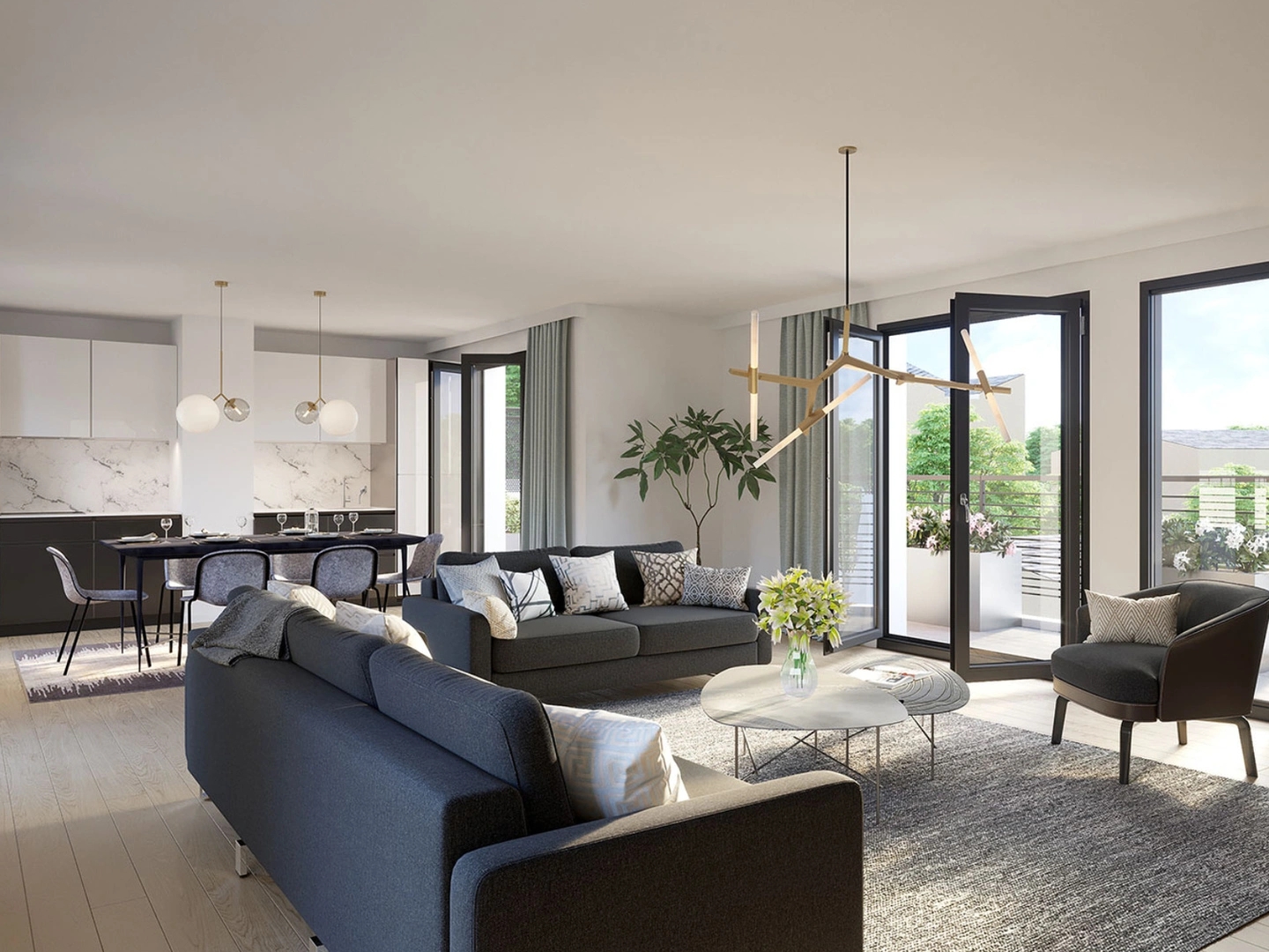 Appartement 3 pièces 64 m²
