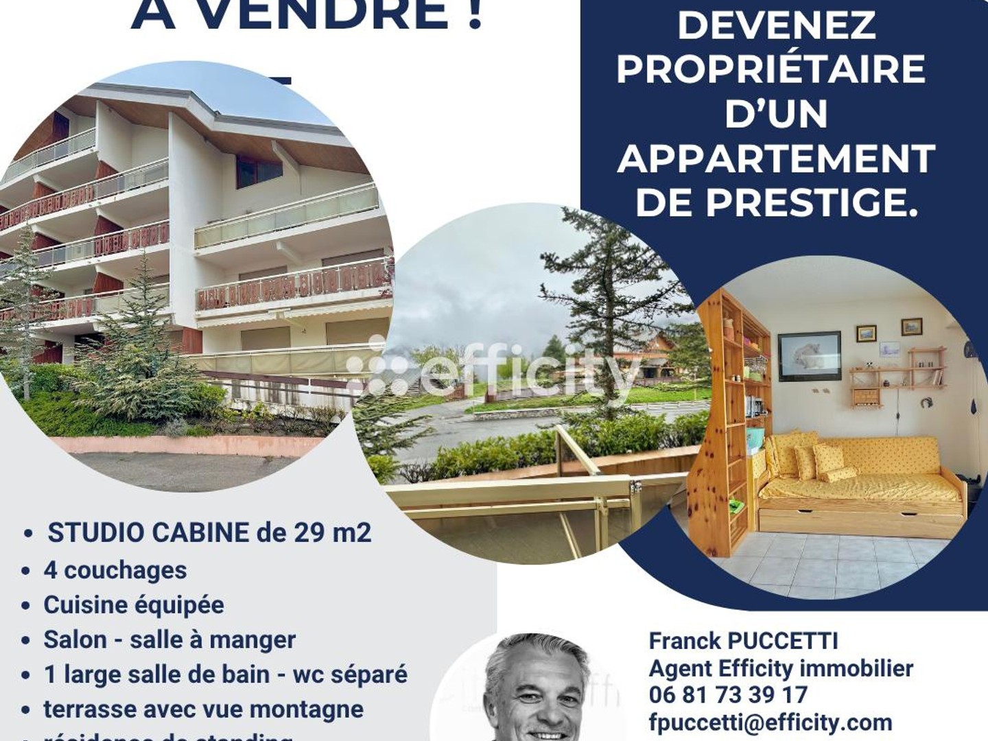 Appartement 1 pièce 28 m²