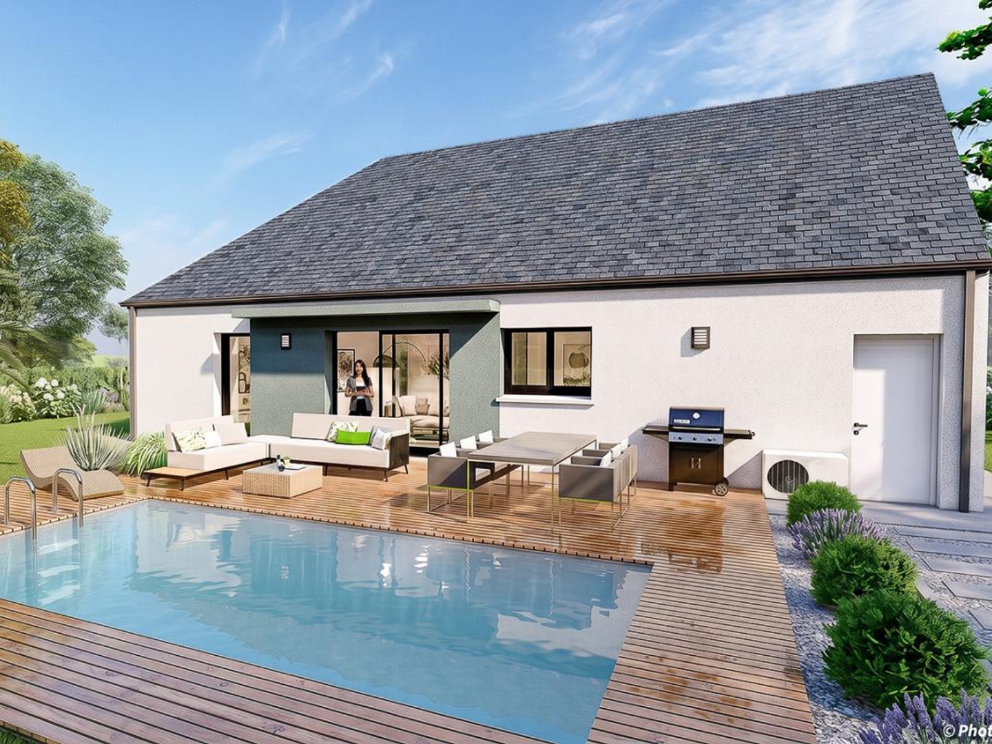 Maison à vendre - 90m2 - Domagné (35113)