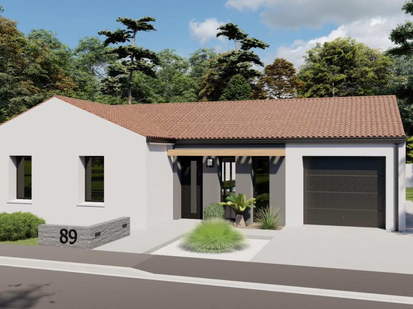 Terrain + maison 87 m²