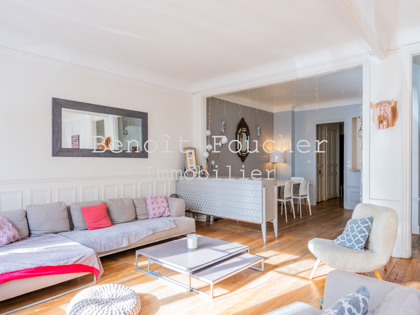 Paris 16ème, Village d'Auteuil, Jean-Baptiste Say - appartement 3 chambres - 132m2