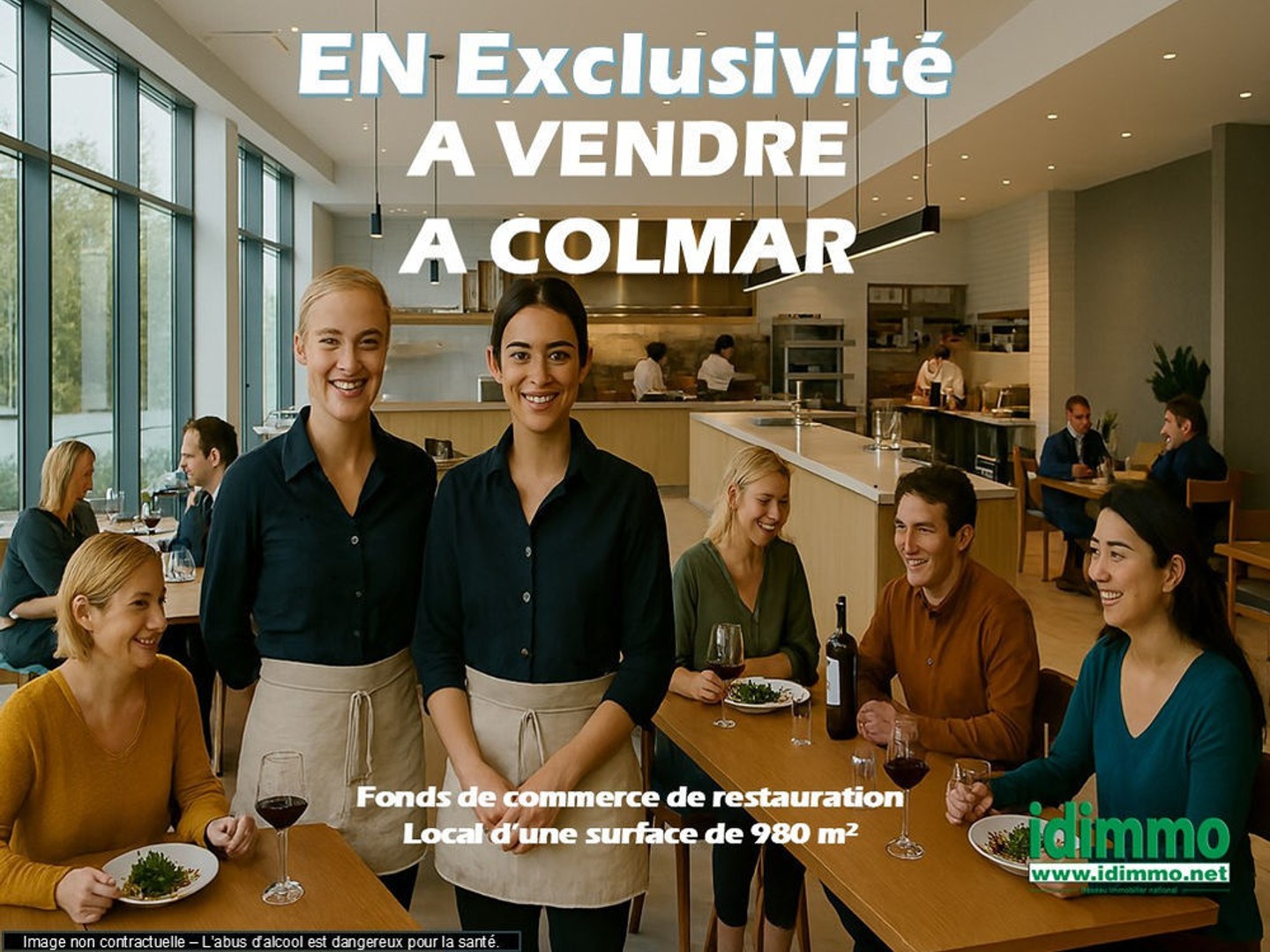 Fonds de commerce de restauration, excellent emplacement avec parking en EXCLUSIVITE