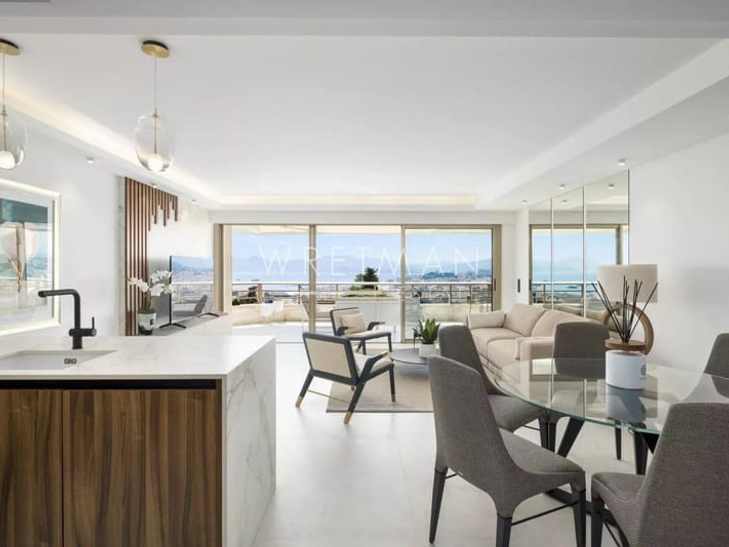 Magnifique appartement 4 pièces avec terrasse vue mer - Cannes C