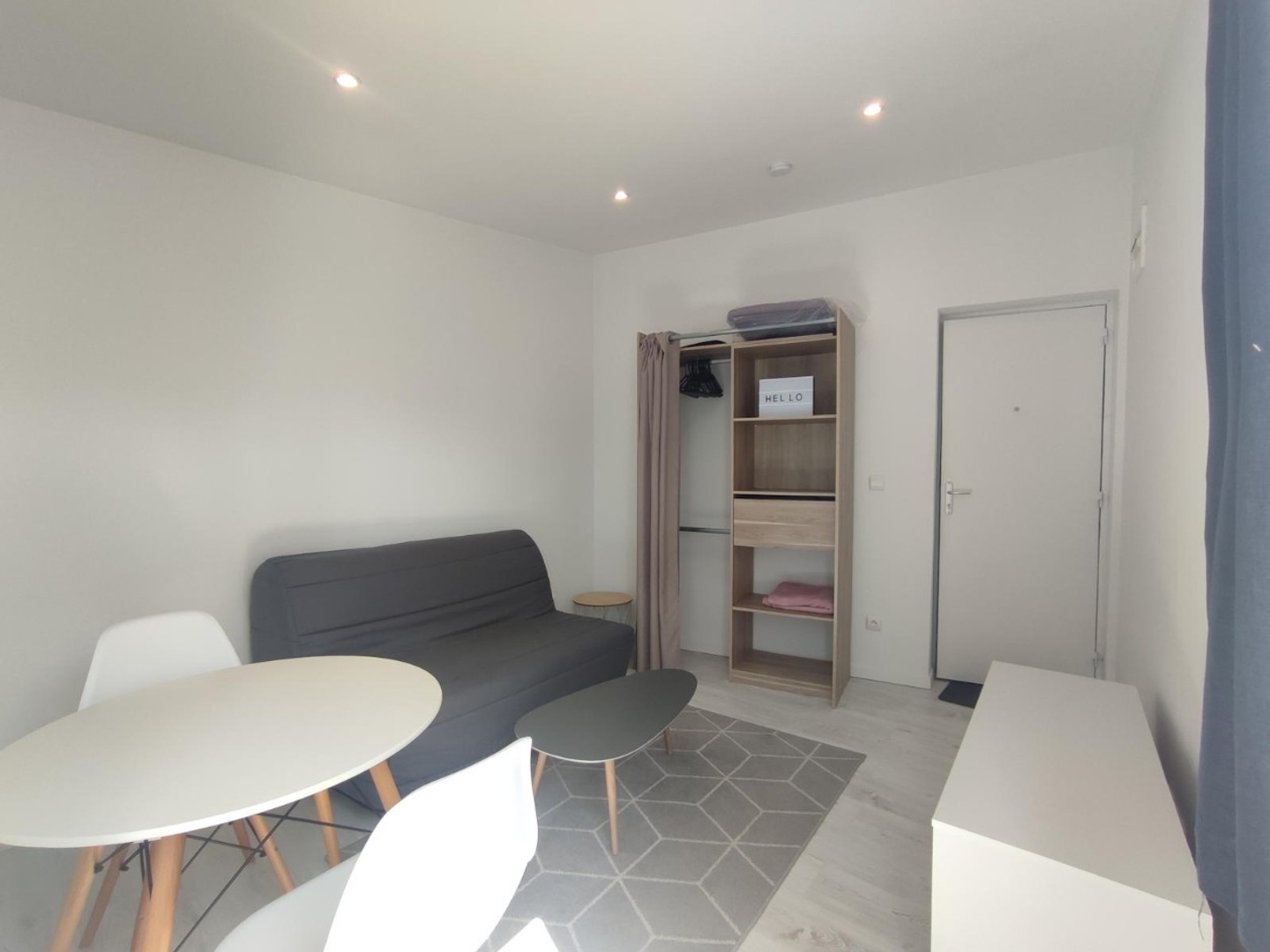 Studio meublé avec terrasse, Saint-Leu