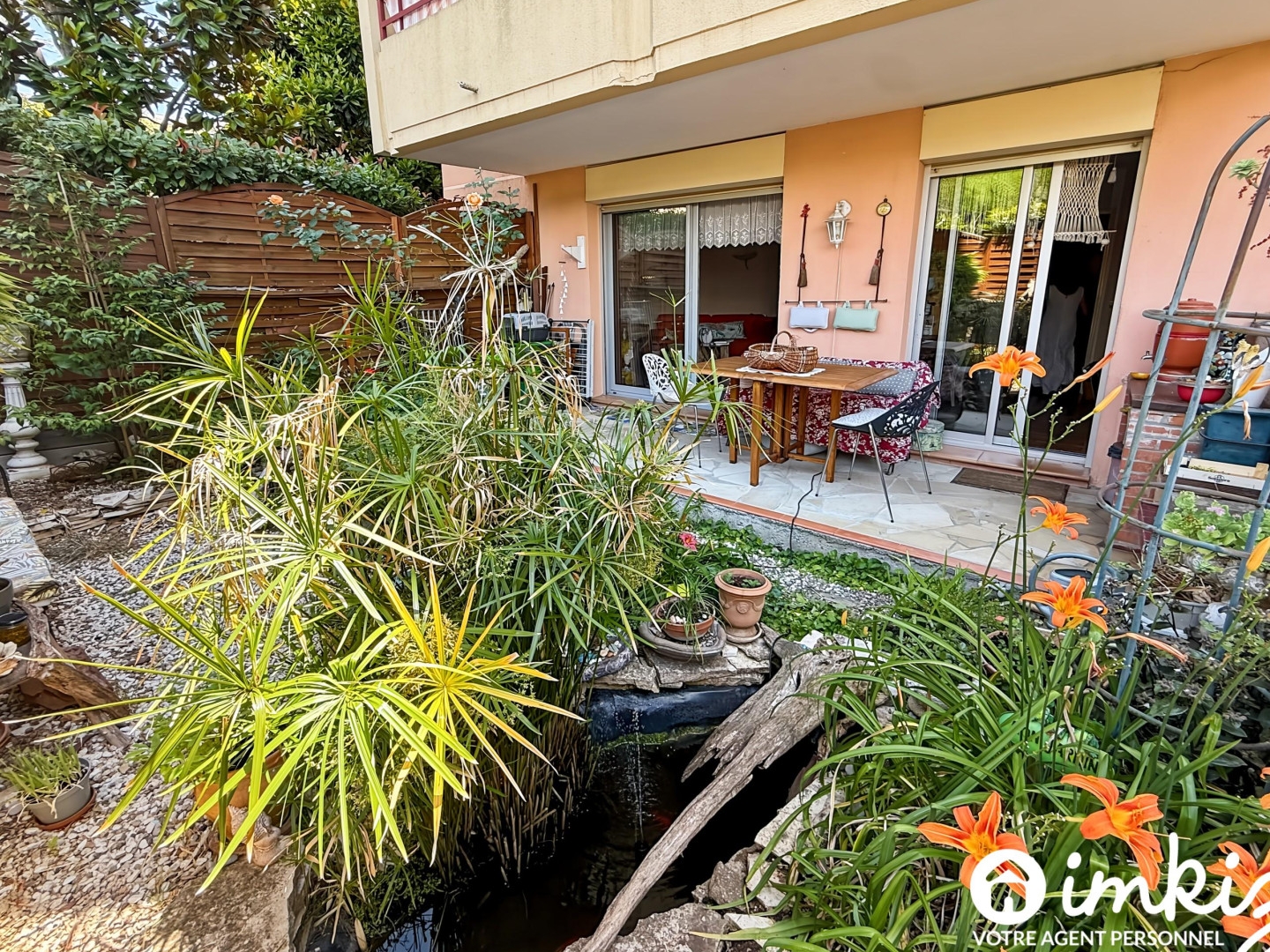 Nice Fabron 2 pièces Rez de jardin