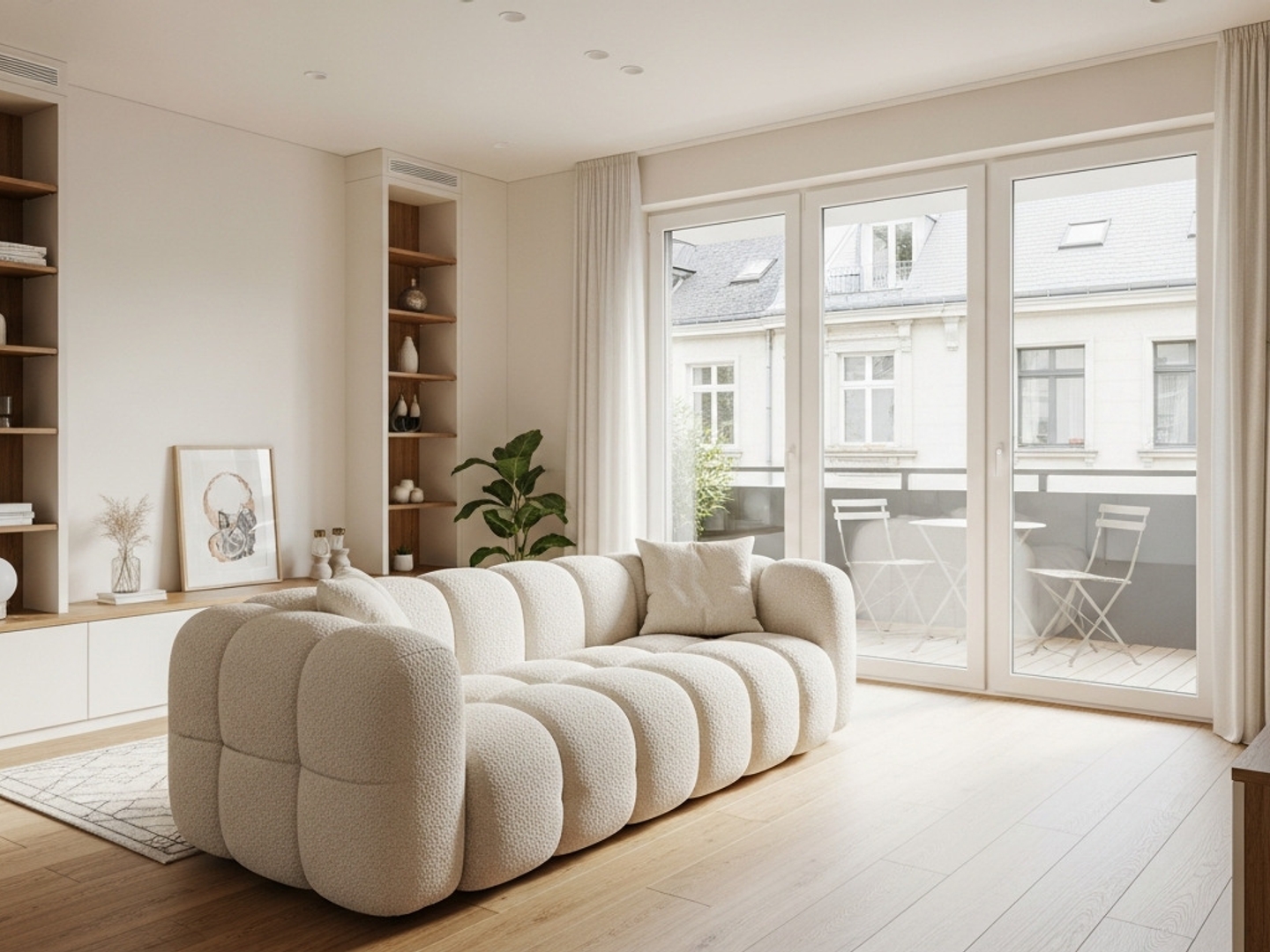 5 PIÈCES de 130.6m² + UN BALCON + PARKING - LA ROCHELLE
