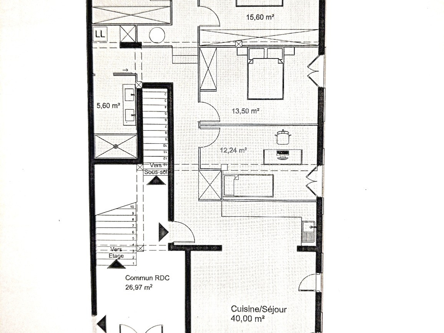 Appartement à vendre - 5 pièces - 132m2 - Guiche (64520)