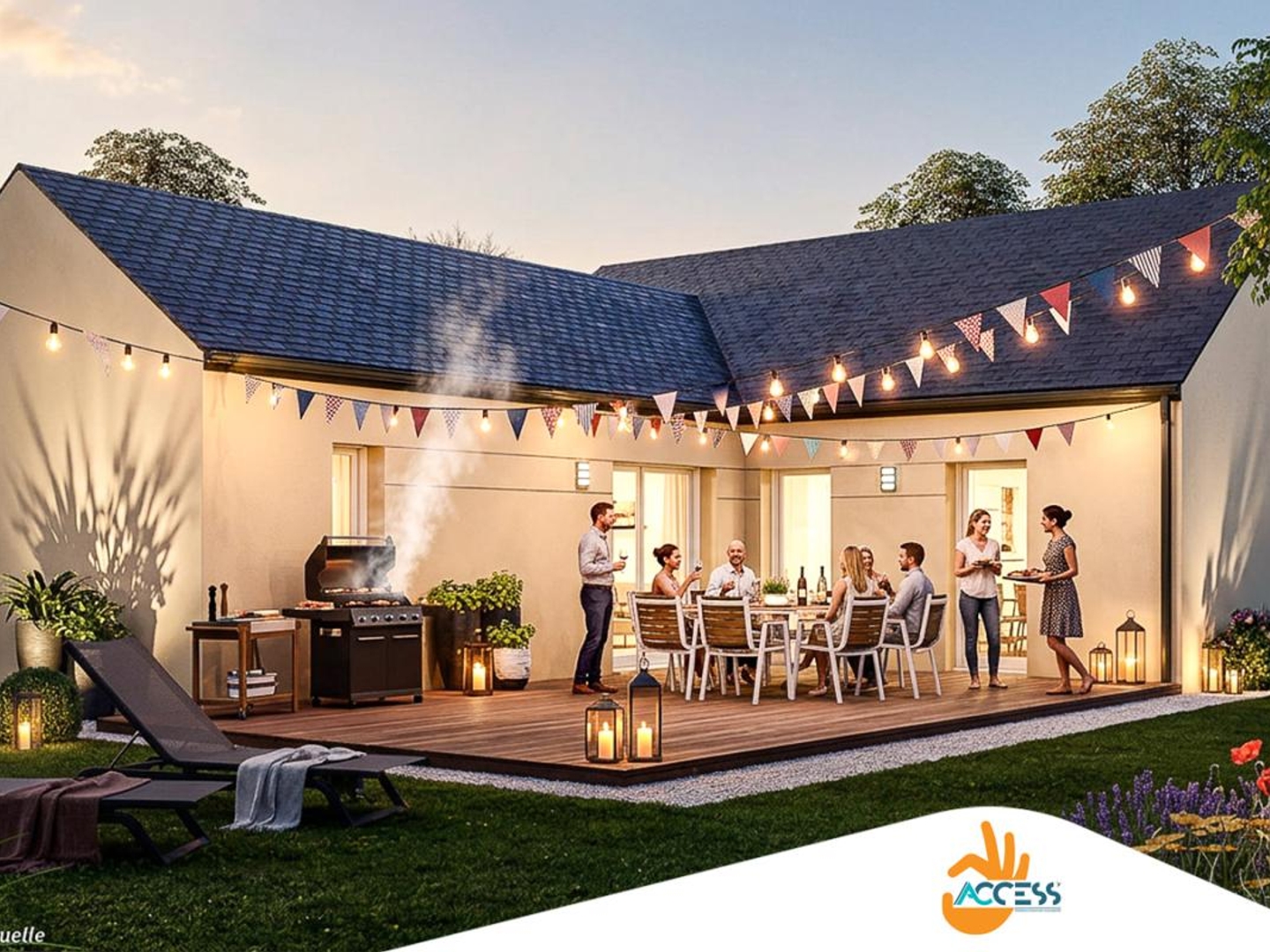 Terrain + maison 76 m²