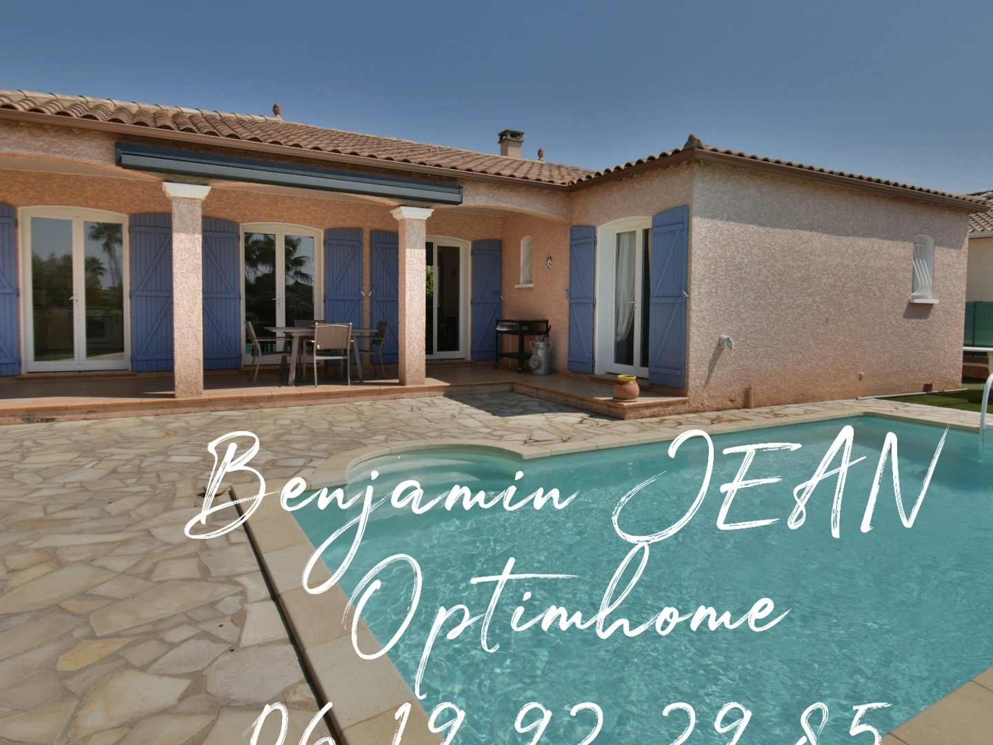 EN EXCLUSIVITÉ - Maison F4 de plain-pied avec piscine à Sérignan