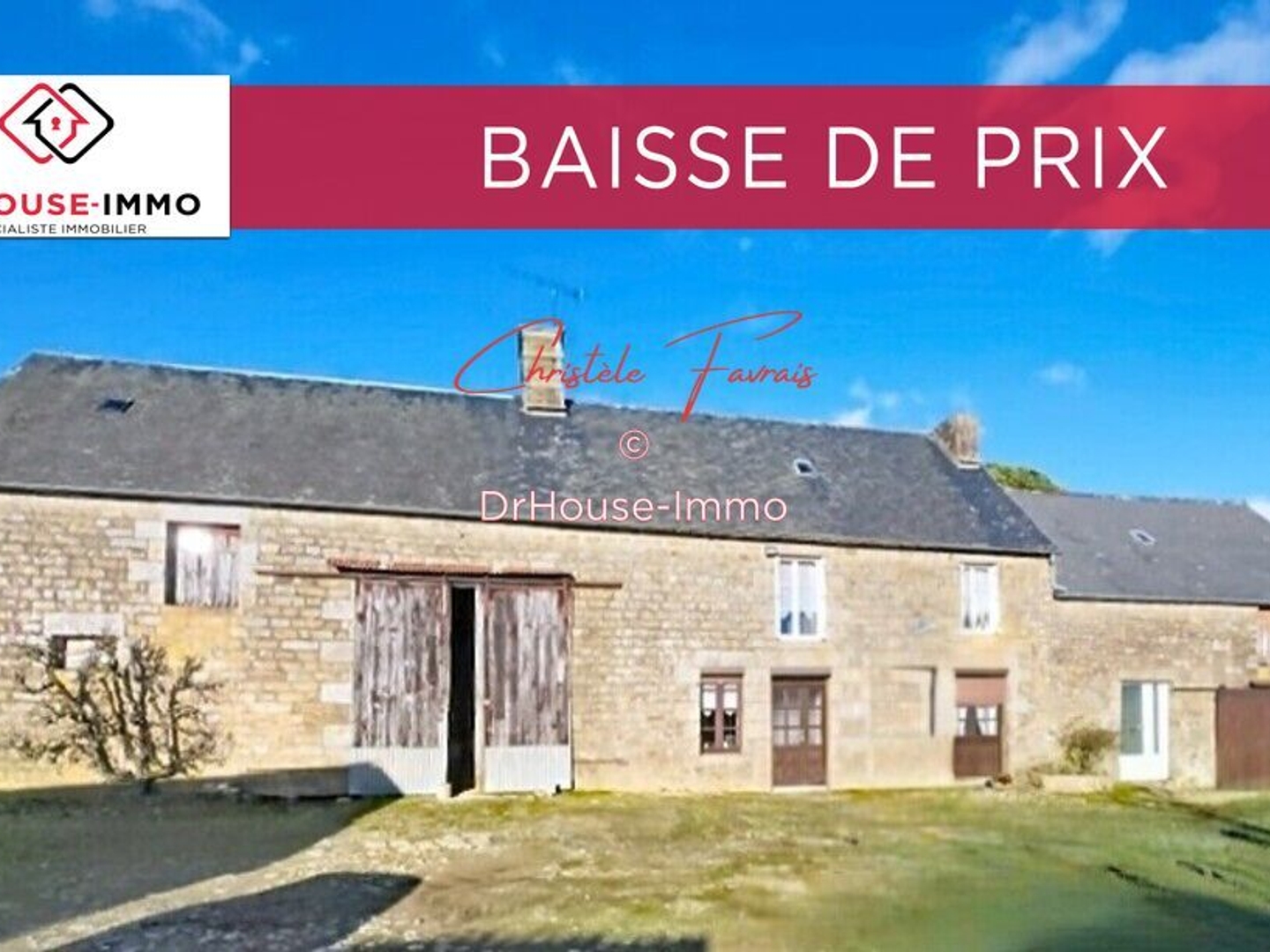 Longère- gros potentiel de rénovation - 84m2 - 1 427m2 de terrain - 35420 BRETAGNE