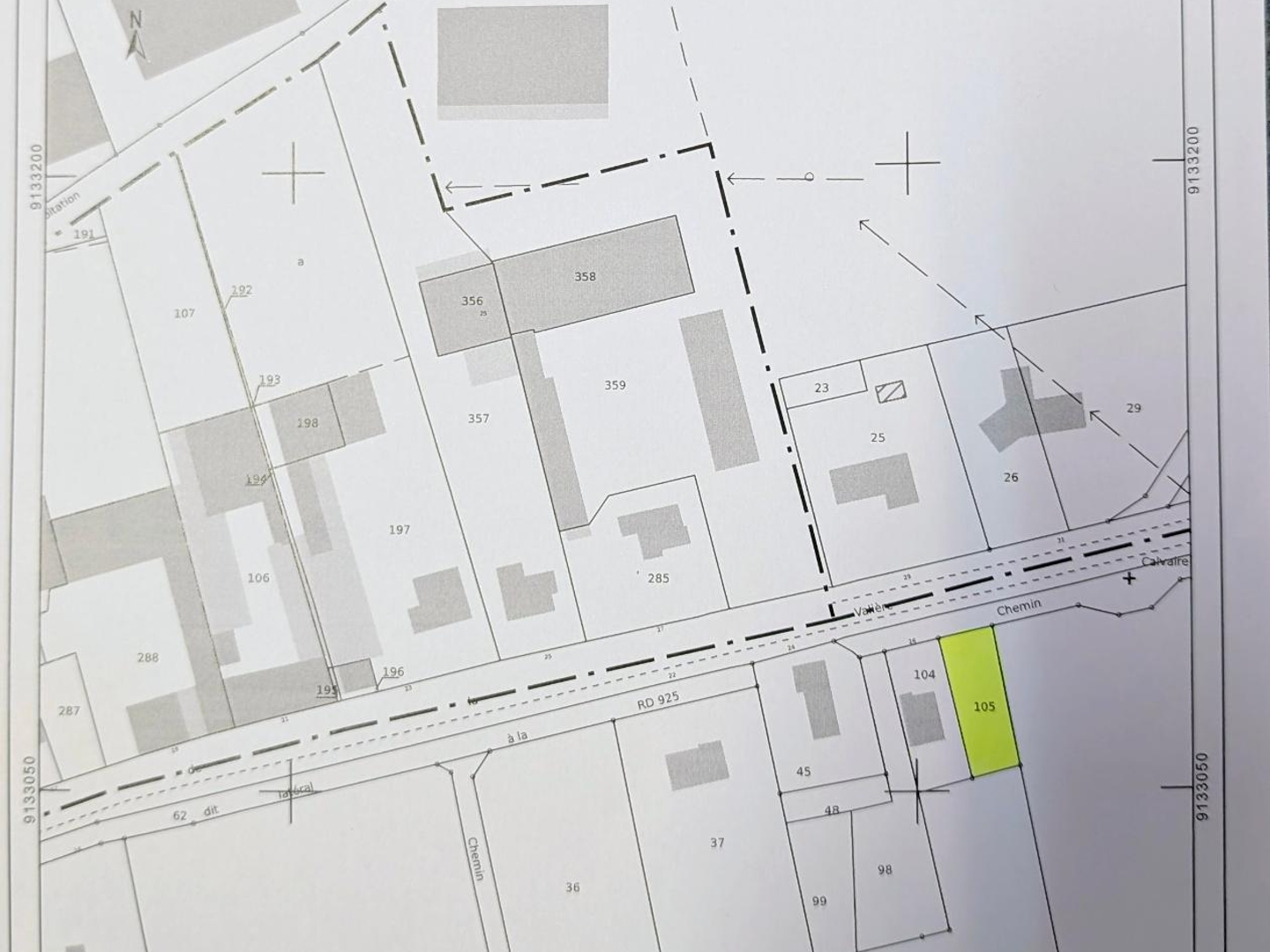 Terrain 400 m²