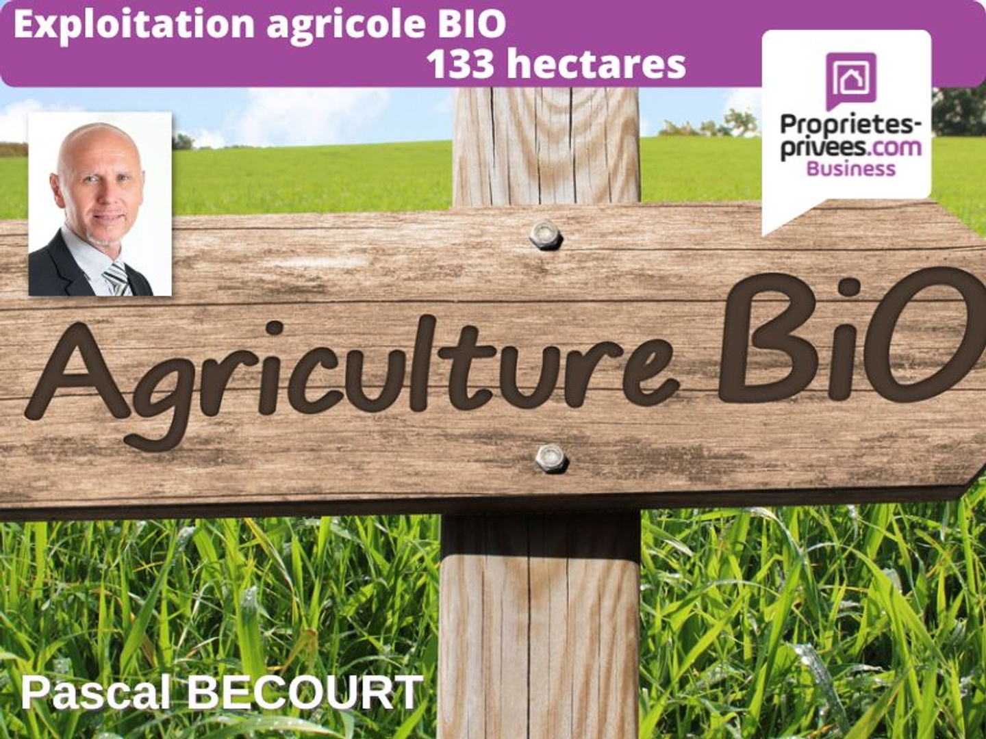 Domaine agricole Biologique de 133 hectares Montbrun Les Bains 26570