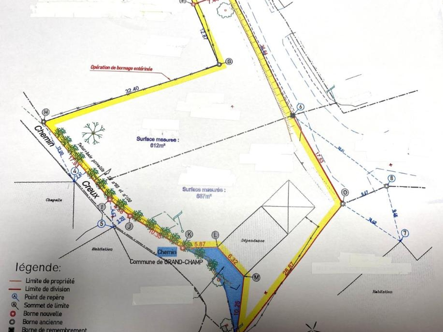 Terrain 1299 m²