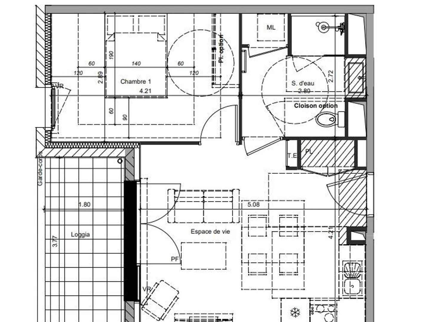 Appartement à vendre - 2 pièces - 38m2 - Chalonnes-Sur-Loire (49290)