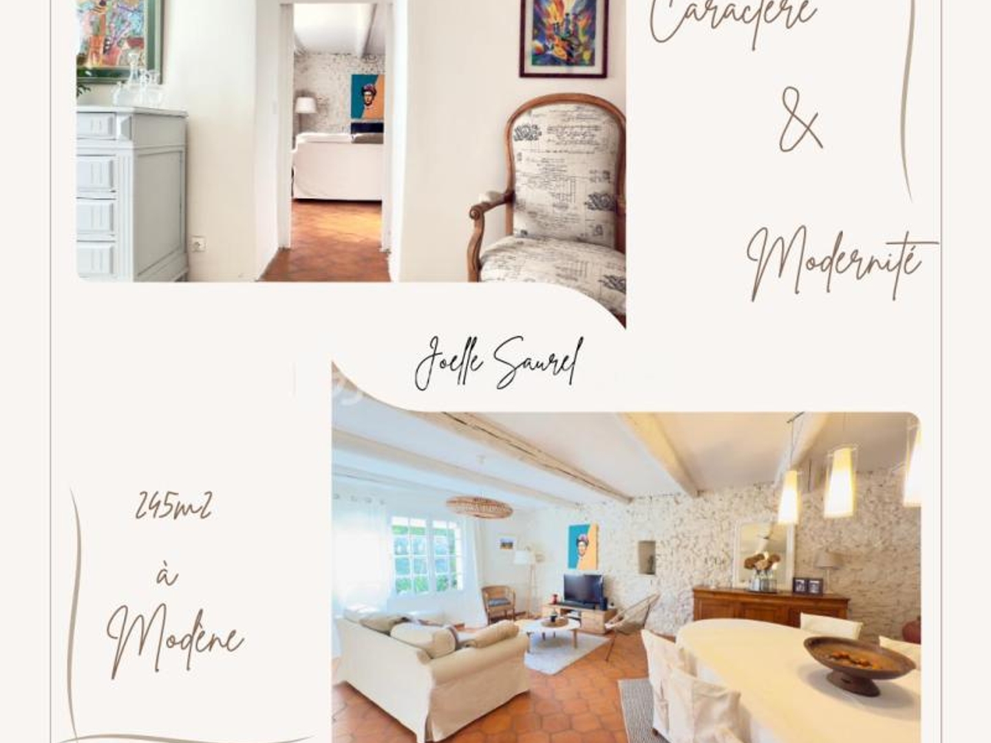 245 m² d'Authenticité Maison de ville rénovée avec cachet Terrain paysagé de 553 m², piscine & Toit terrasse vue Ventoux