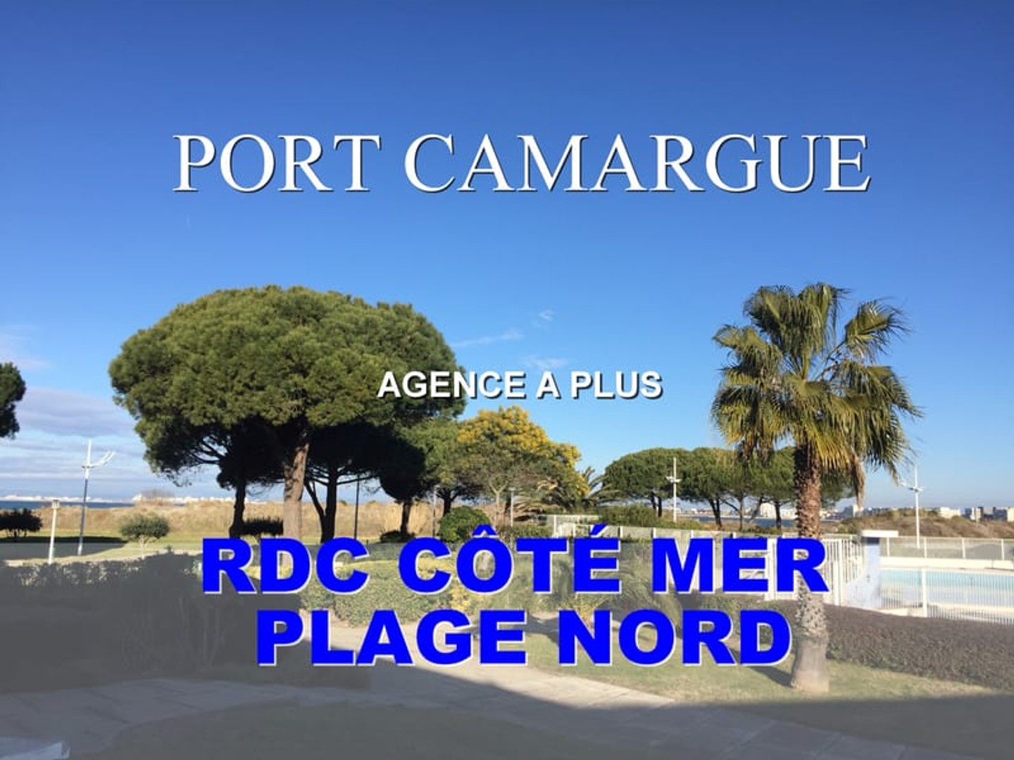 P3 PORT CAMARGUE - PLAGE NORD - AVEC PISCINE
