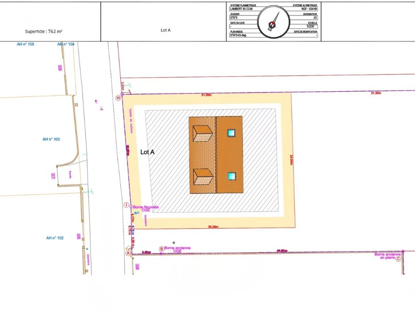 Terrain à vendre - 762m2 - Coulombs (28210)