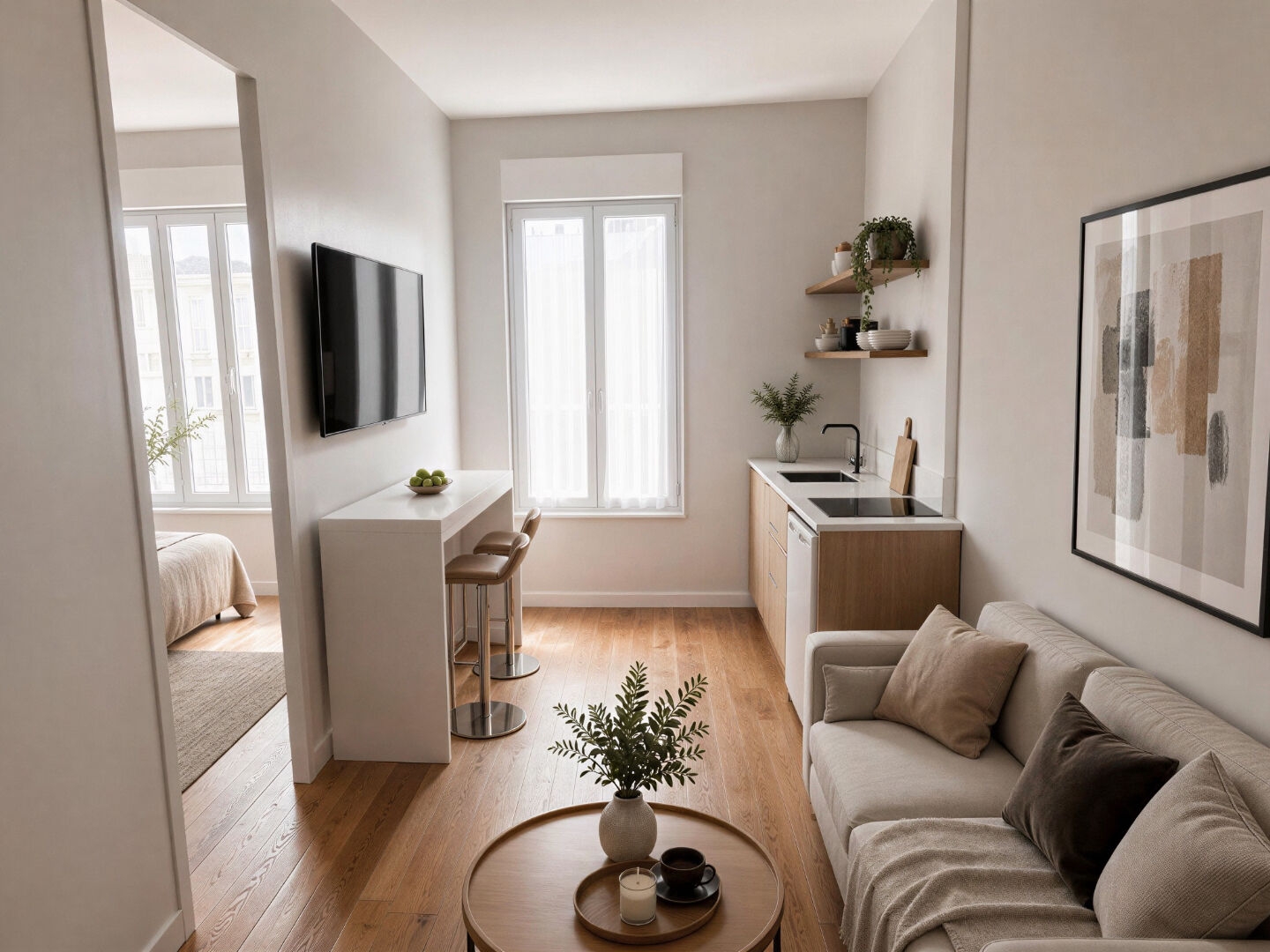 Appartement 2 pièces 24 m²