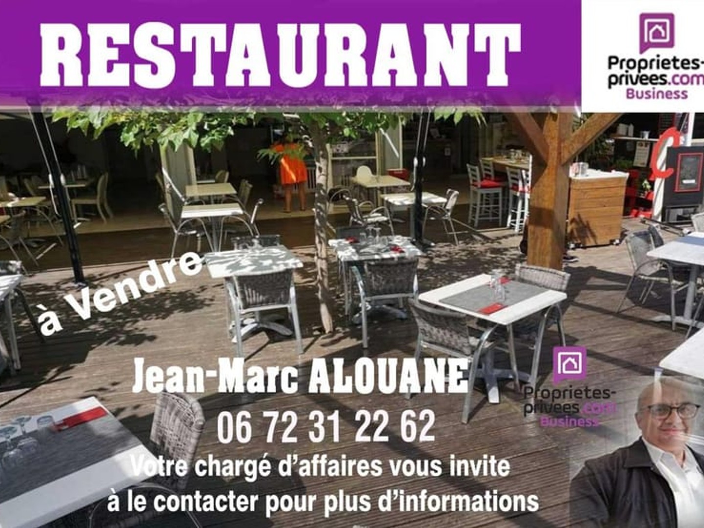 MARSEILLAN PLAGE - Bar, Restaurant, Glacier, avec grande terrasse