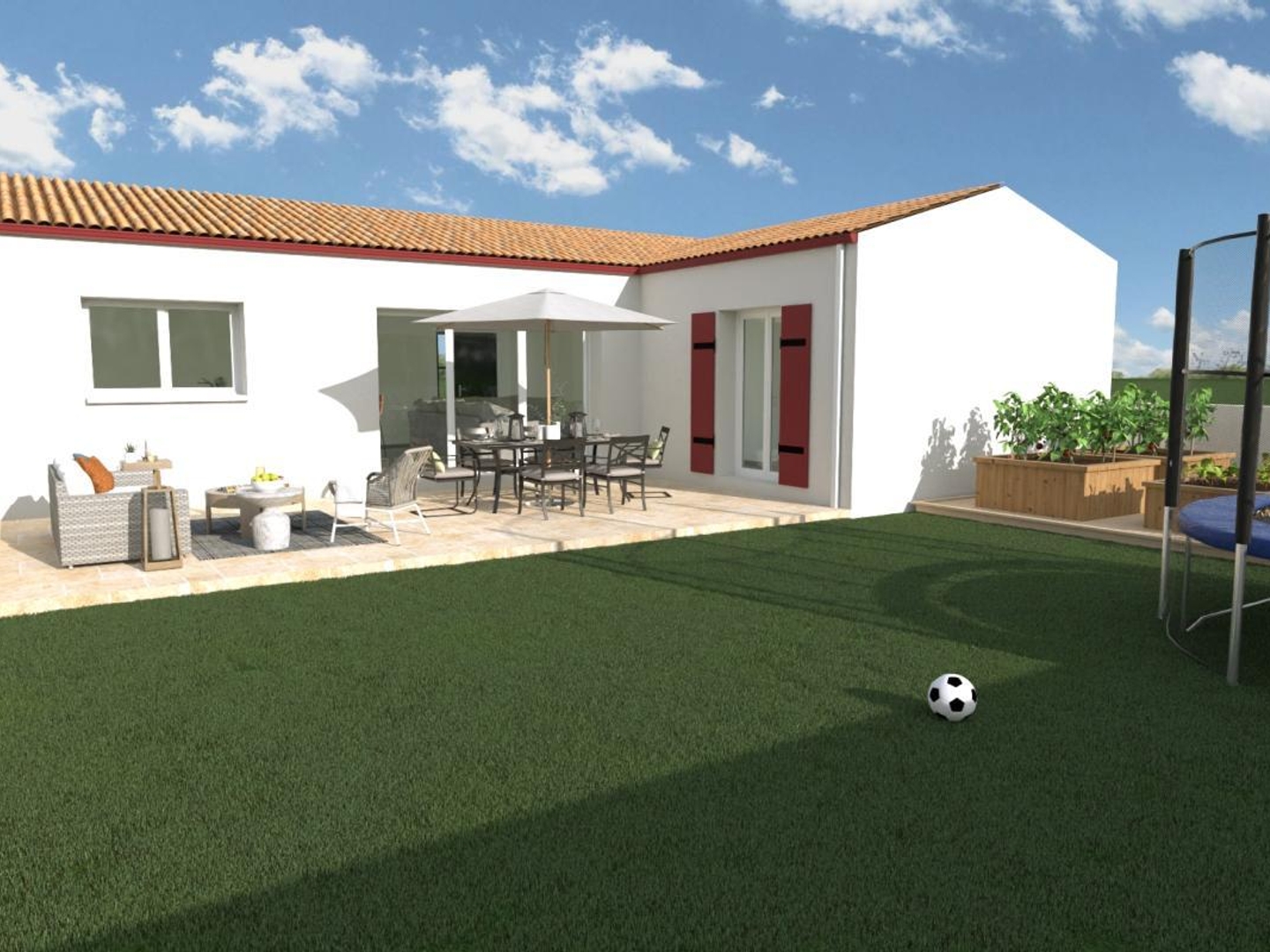 TERRAIN + MAISON 4 CHAMBRES À LA JARNE