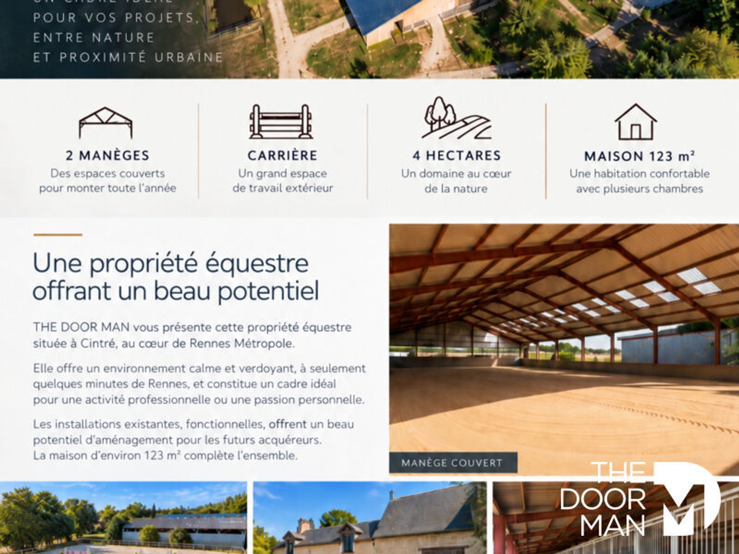 Maison à vendre - 1 pièce - 123m2 - Cintré (35310)