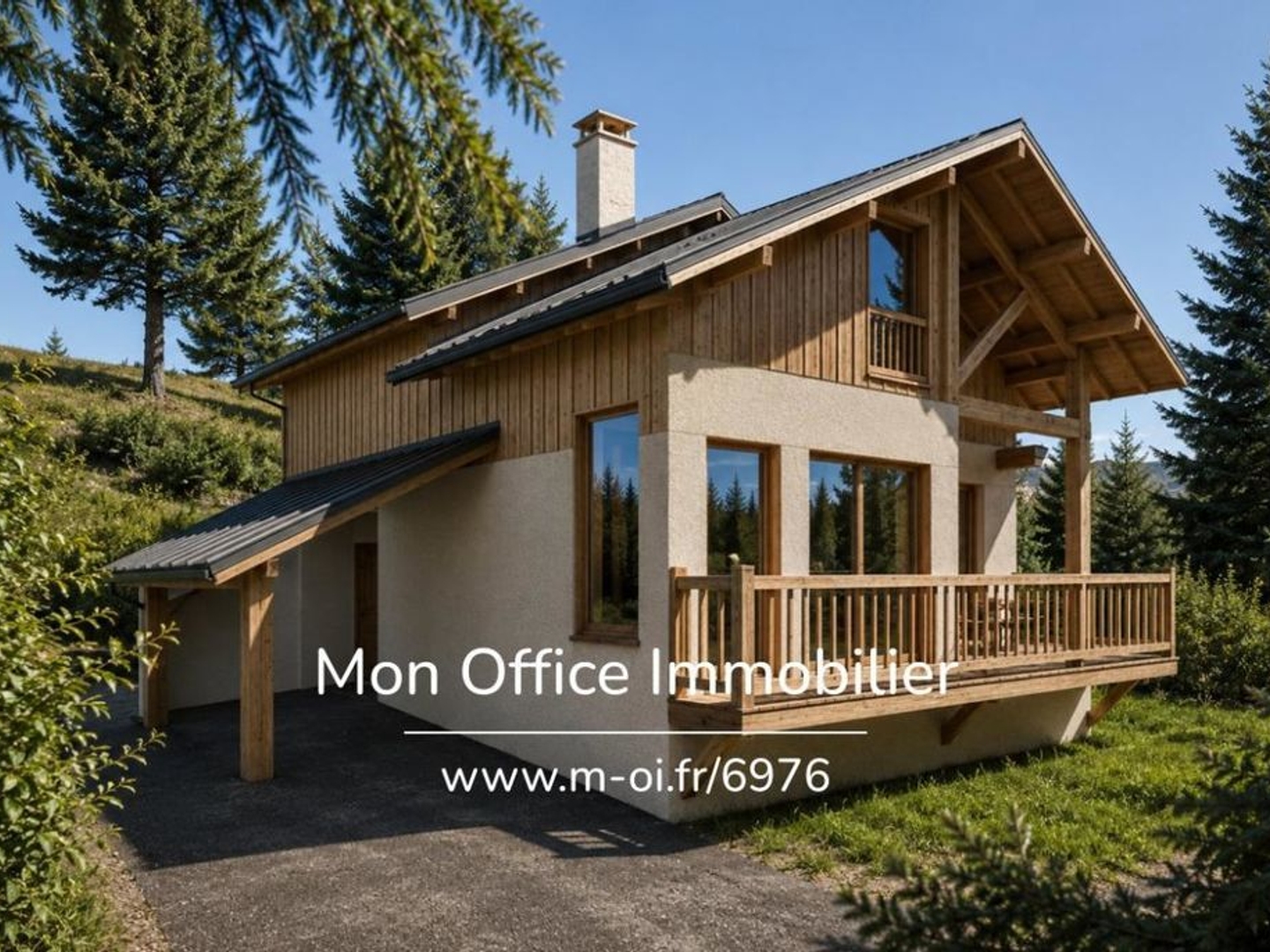 Référence : 6976-MBE. - Chalet Haut de Gamme T5 - Proche des pistes