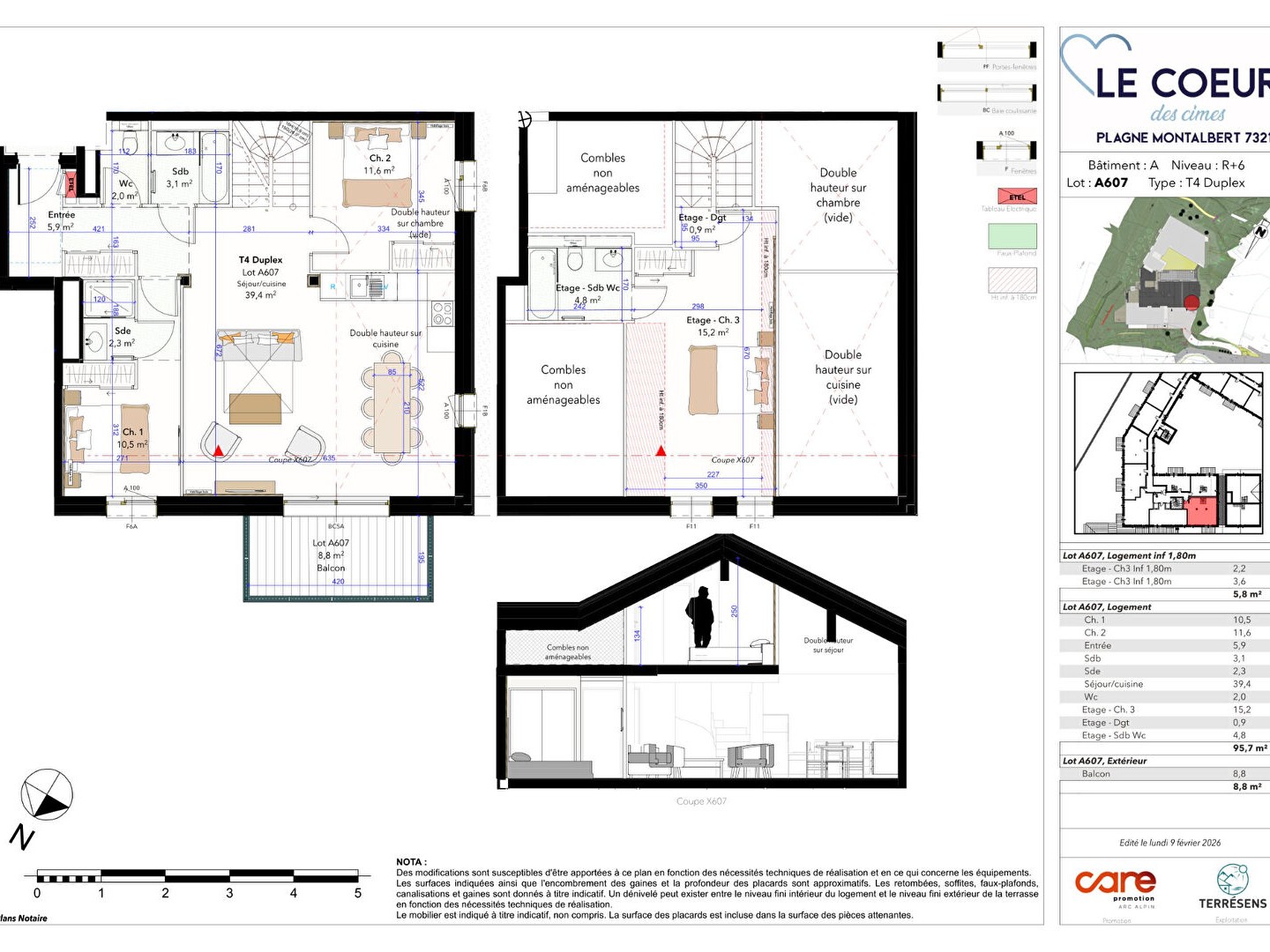 Appartement 4 pièces 102 m²