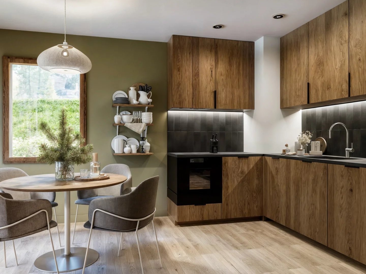 Appartement T3 dans chalet neuf de standing aux HOUCHES