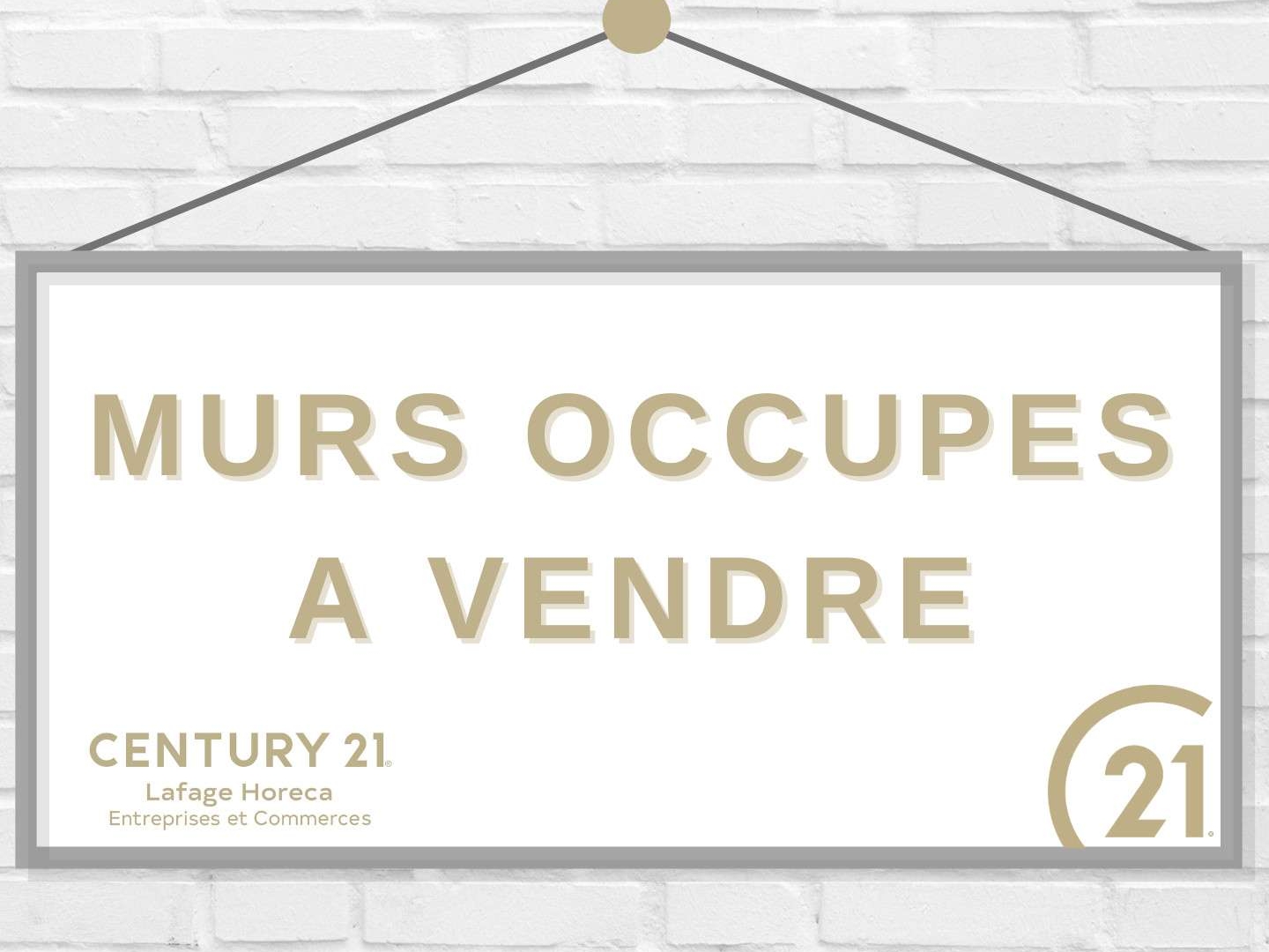 AV murs commerciaux occupés de 65m² à Nice Ouest