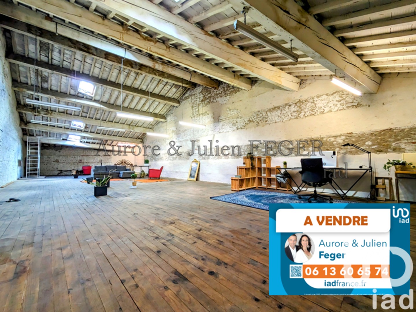 Vente garage 558 m²